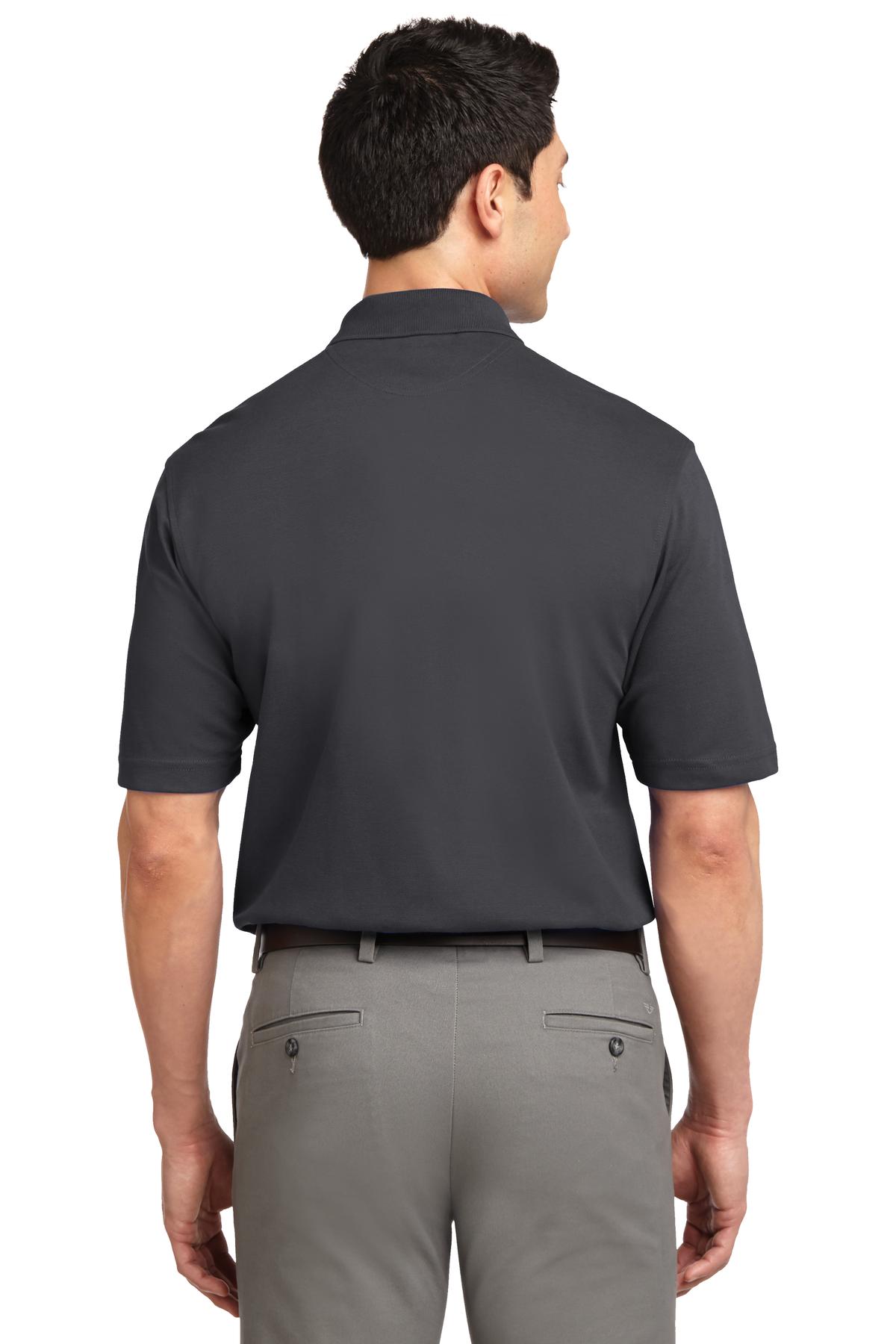 Port Authority Rapid Dry Polo. K455 - Charcoal - back
