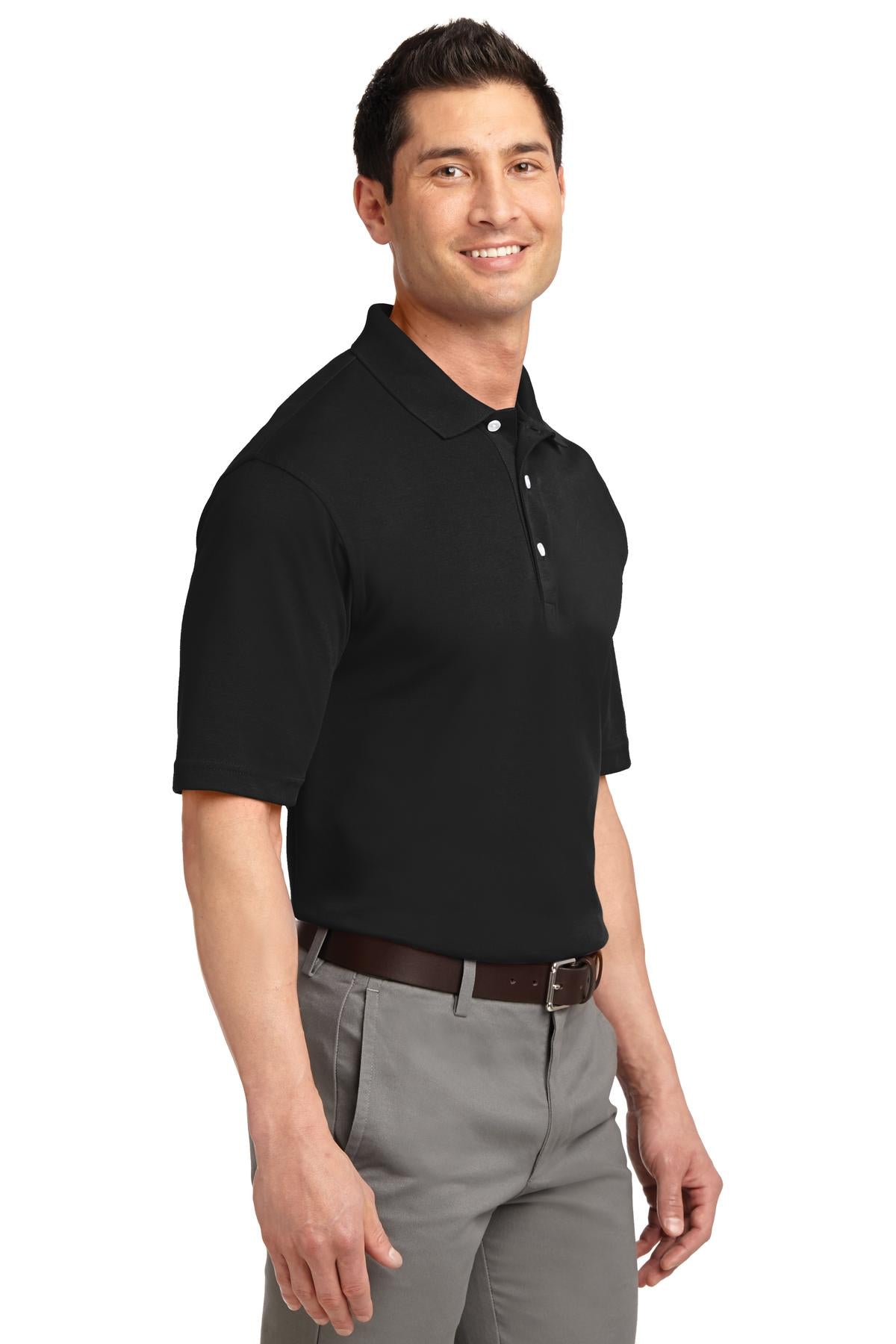 Port Authority Rapid Dry Polo. K455 - Jet Black - three_q