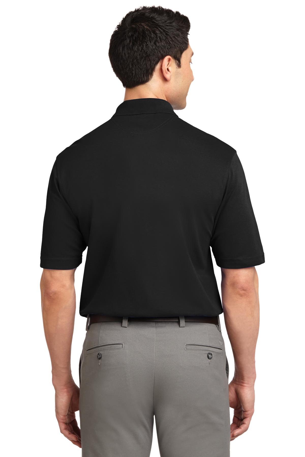 Port Authority Rapid Dry Polo. K455 - Jet Black - back