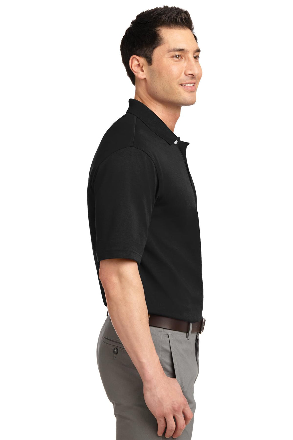 Port Authority Rapid Dry Polo. K455 - Jet Black - side