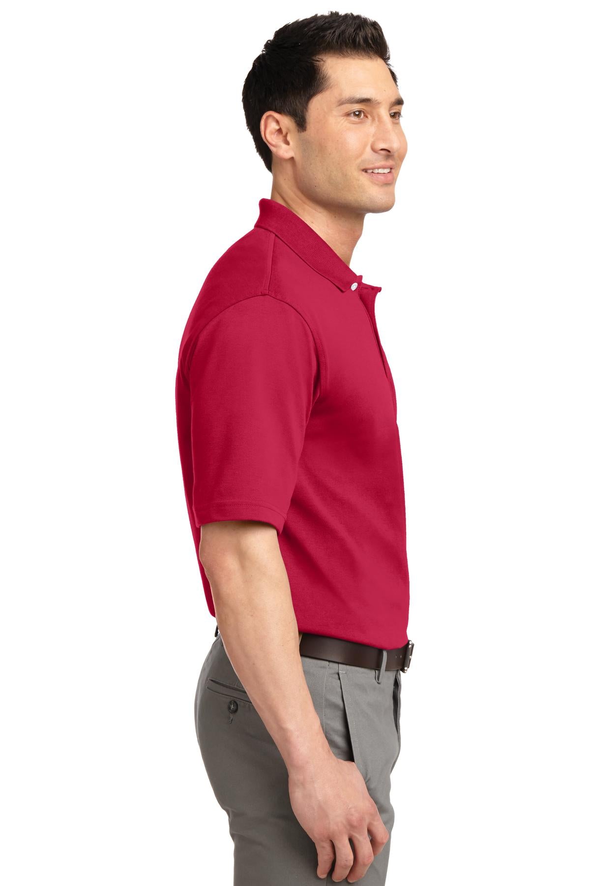 Port Authority Rapid Dry Polo. K455 - Red - side