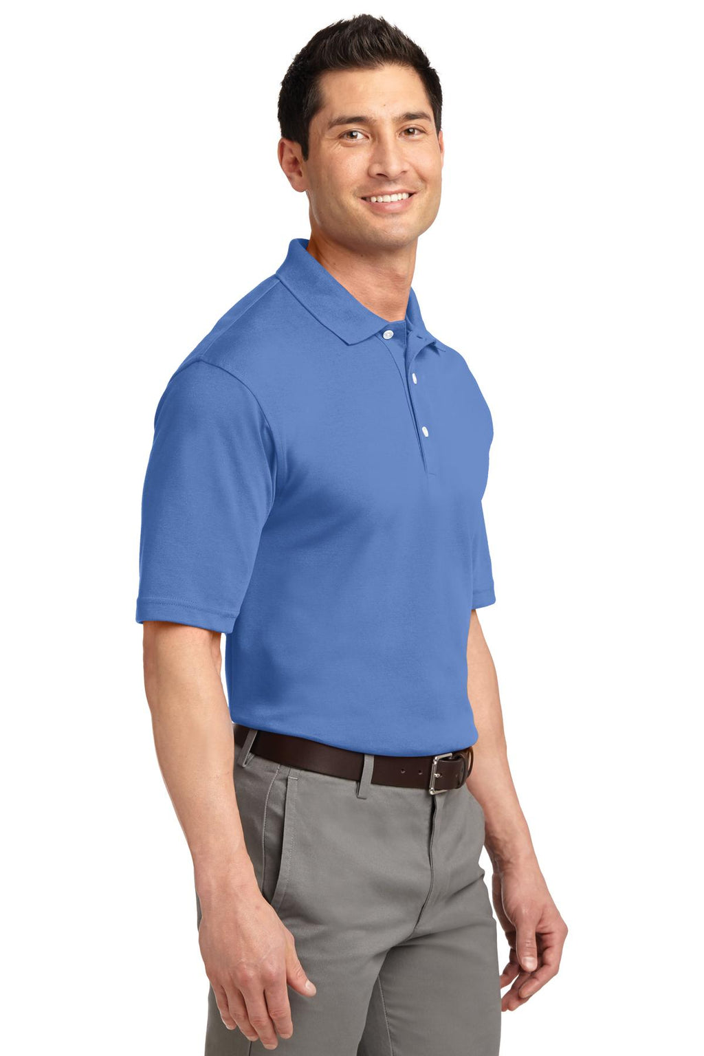 Port Authority Rapid Dry Polo. K455 - Riviera Blue - three_q