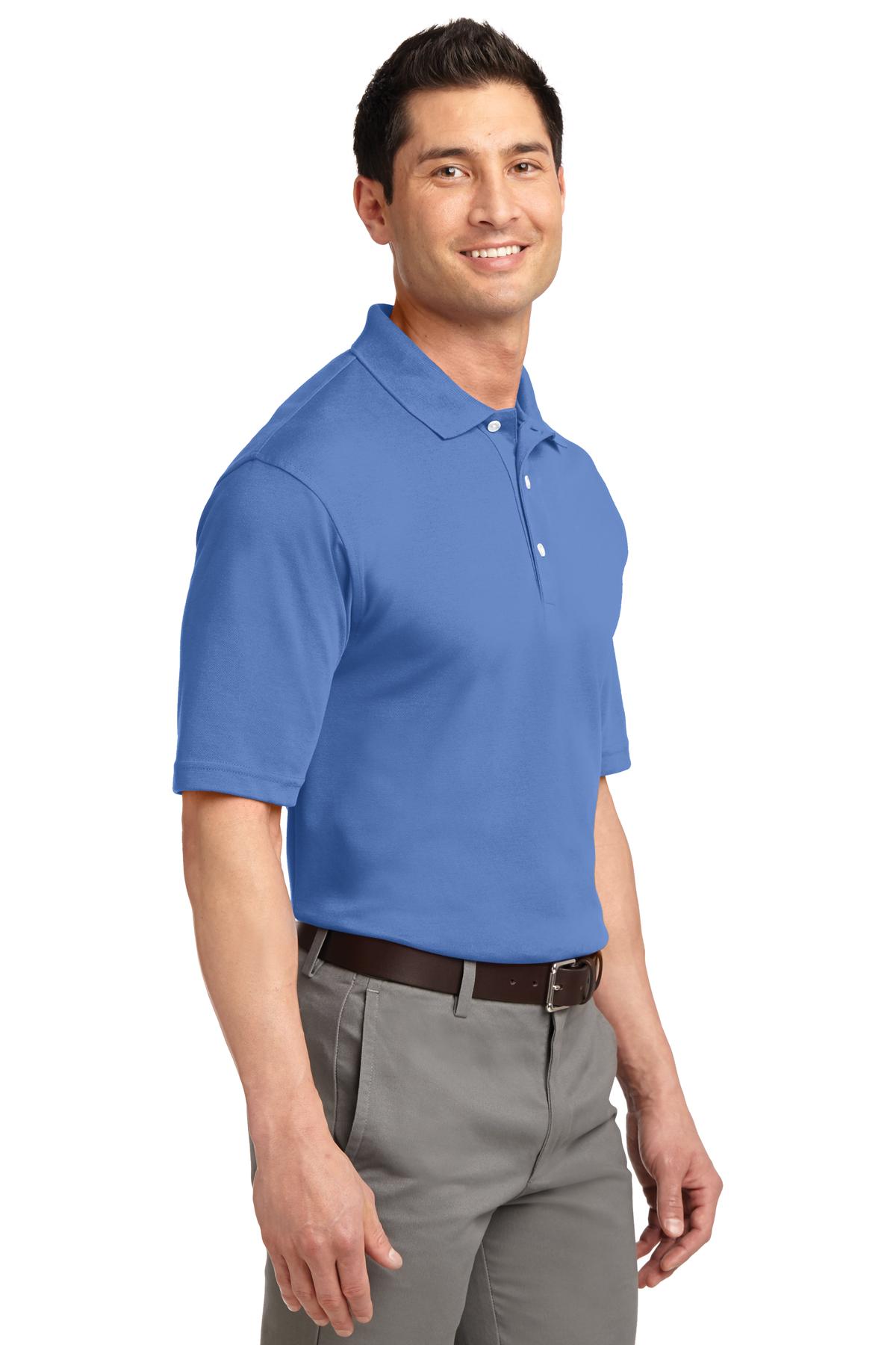 Port Authority Rapid Dry Polo. K455 - Riviera Blue - three_q