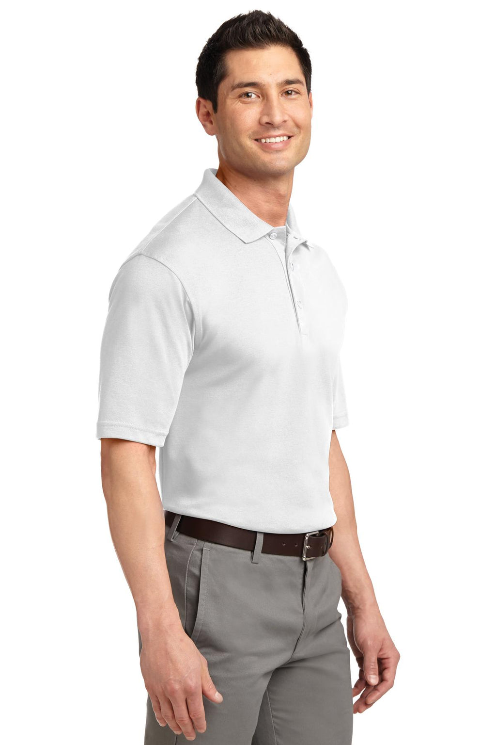 Port Authority Rapid Dry Polo. K455 - White - three_q