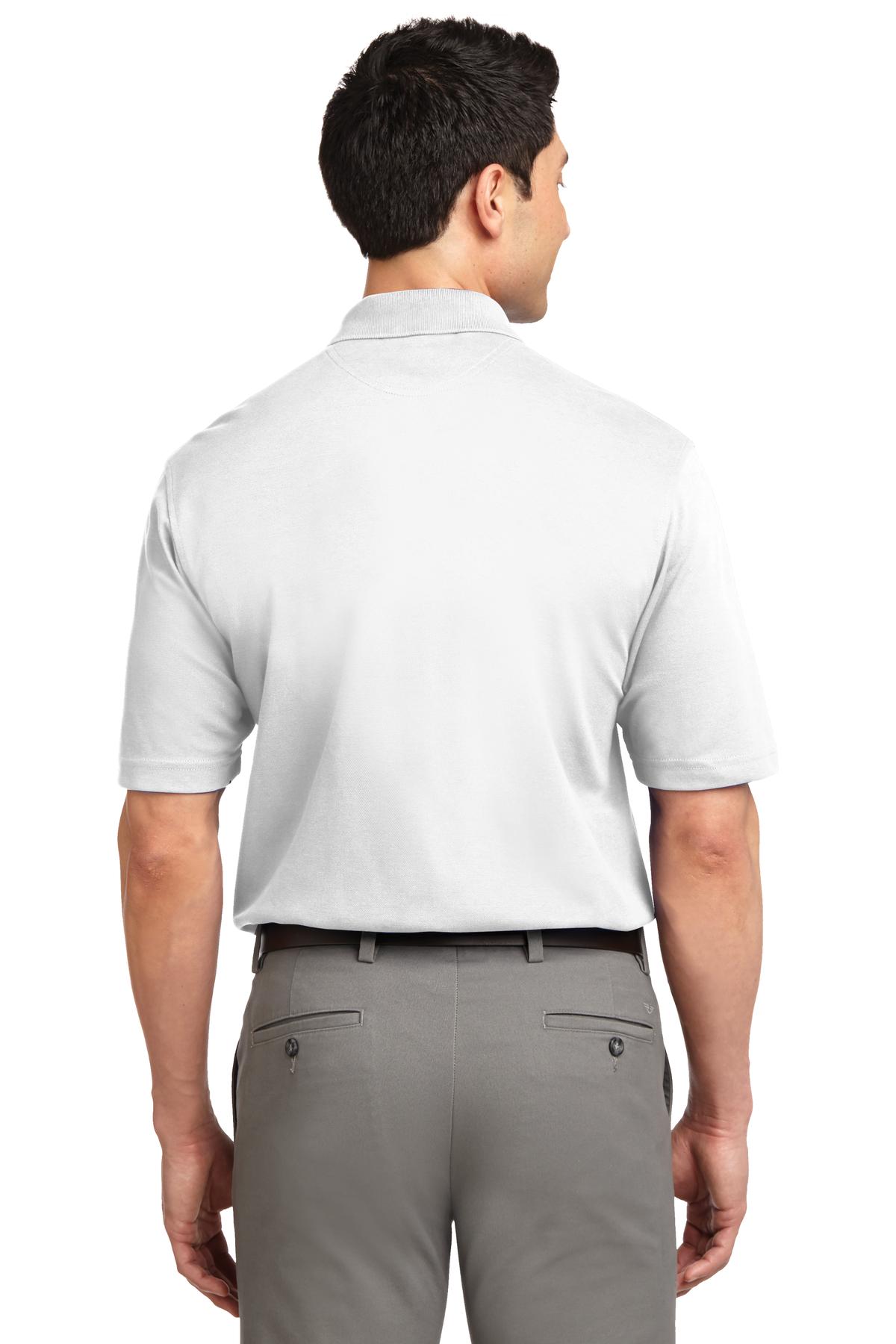 Port Authority Rapid Dry Polo. K455 - White - back