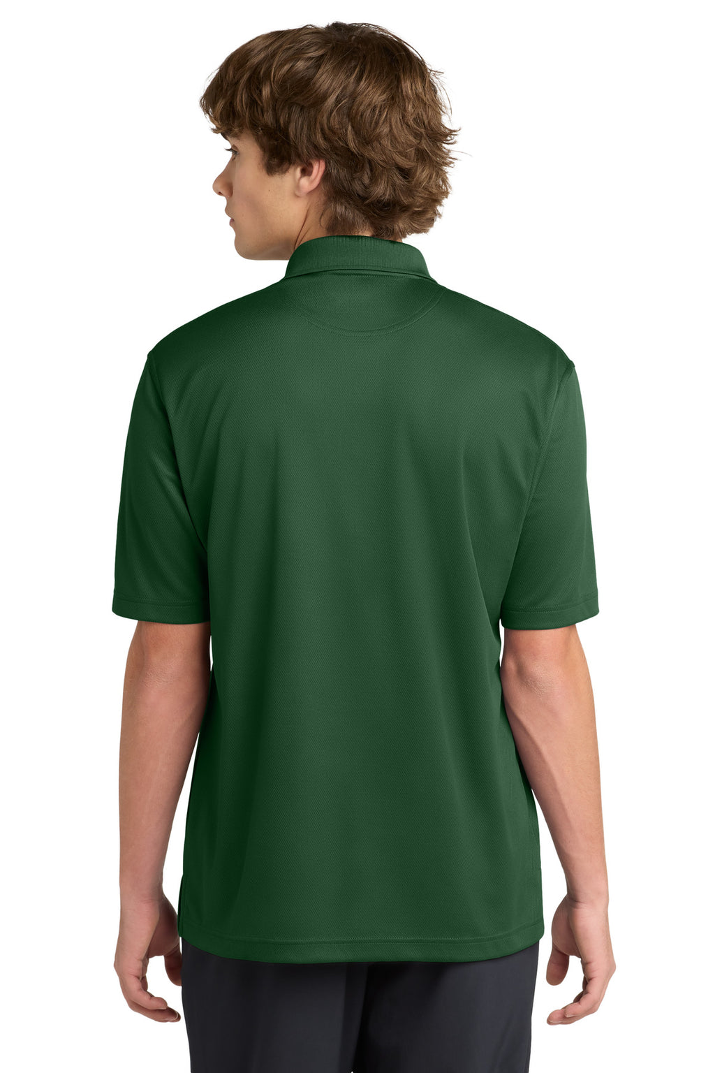 Sport-Tek Dri-Mesh Polo. K469 - Forest Green - back
