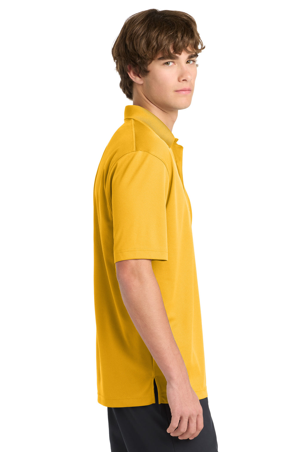 Sport-Tek Dri-Mesh Polo. K469 - Gold - side