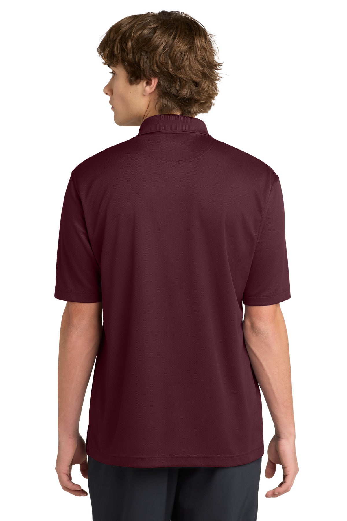 Sport-Tek Dri-Mesh Polo. K469 - Maroon - back
