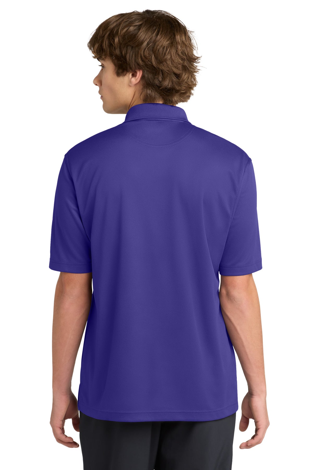 Sport-Tek Dri-Mesh Polo. K469 - Purple - back
