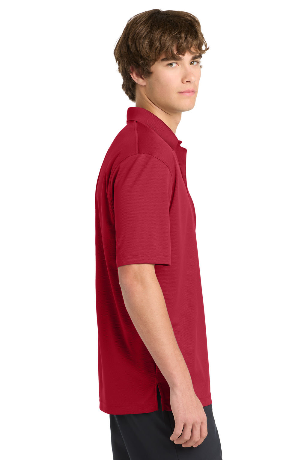 Sport-Tek Dri-Mesh Polo. K469 - Red - side