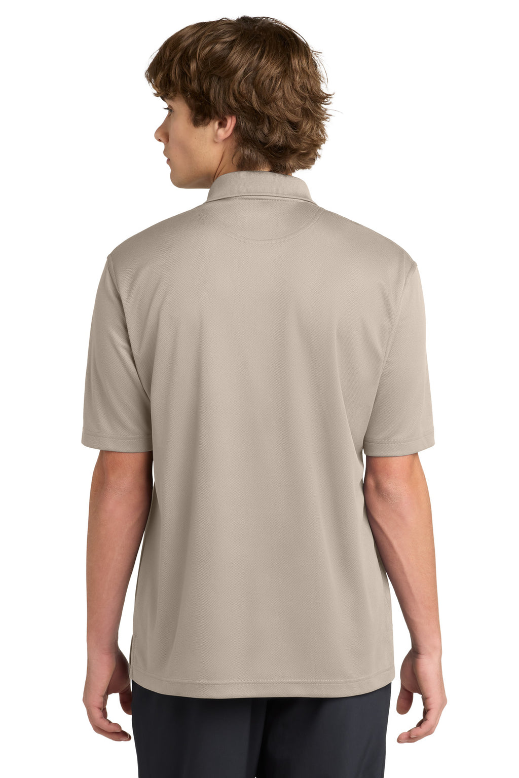 Sport-Tek Dri-Mesh Polo. K469 - Sandstone - back