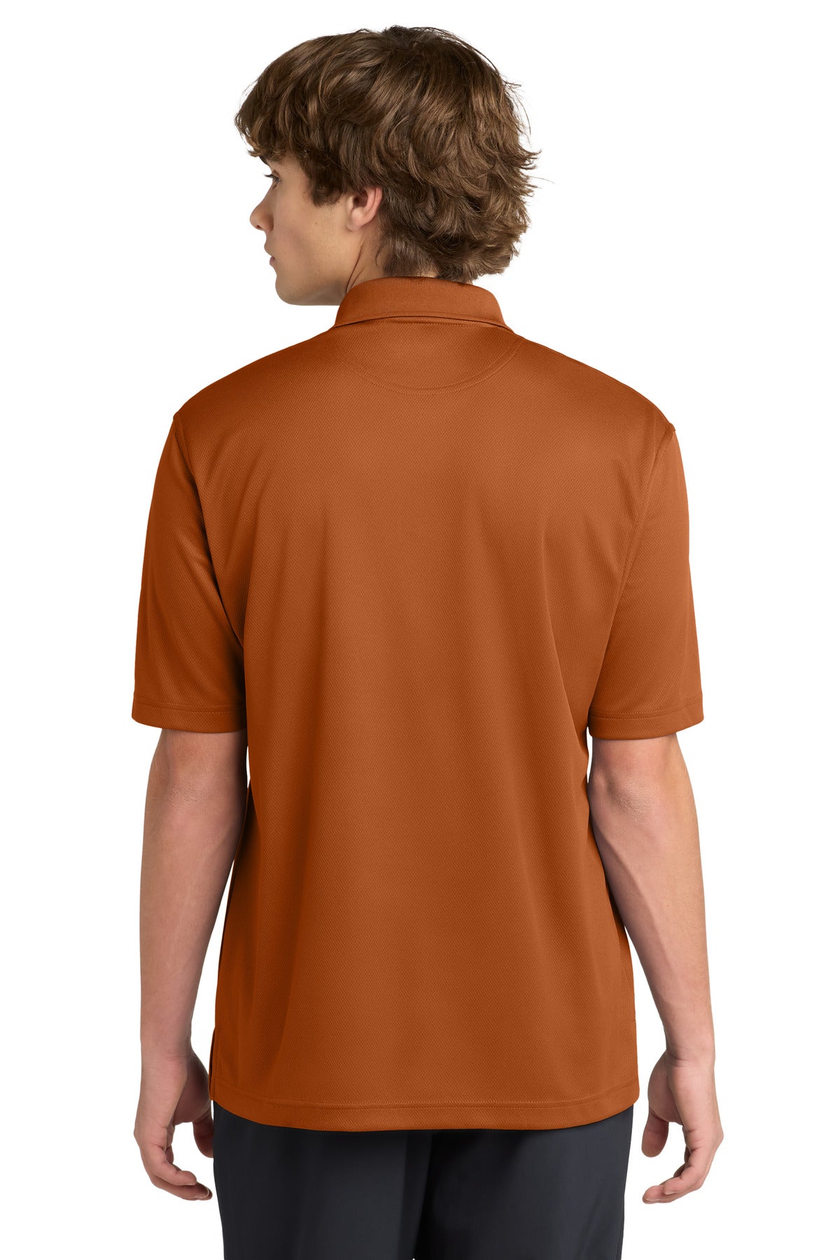 Sport-Tek Dri-Mesh Polo. K469 - Texas Orange - back