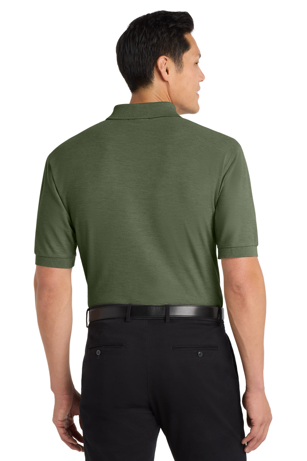 Port Authority Extended Size Silk Touch Polo K500ES - Clover Green - back