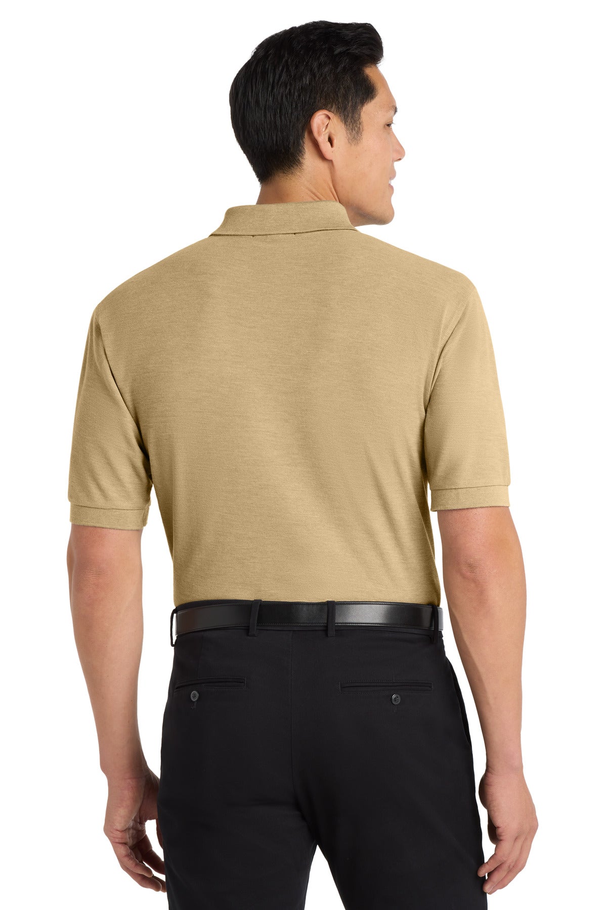 Port Authority Extended Size Silk Touch Polo K500ES - Stone - back