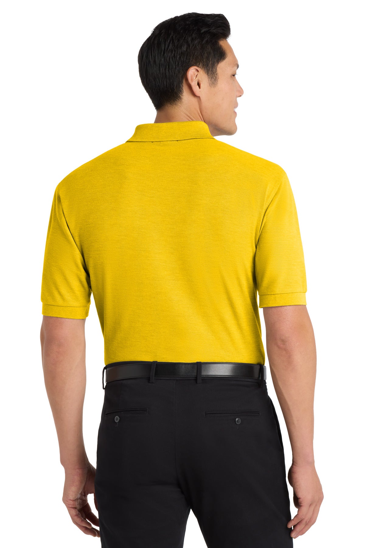 Port Authority Extended Size Silk Touch Polo K500ES - Sunflower Yellow - back