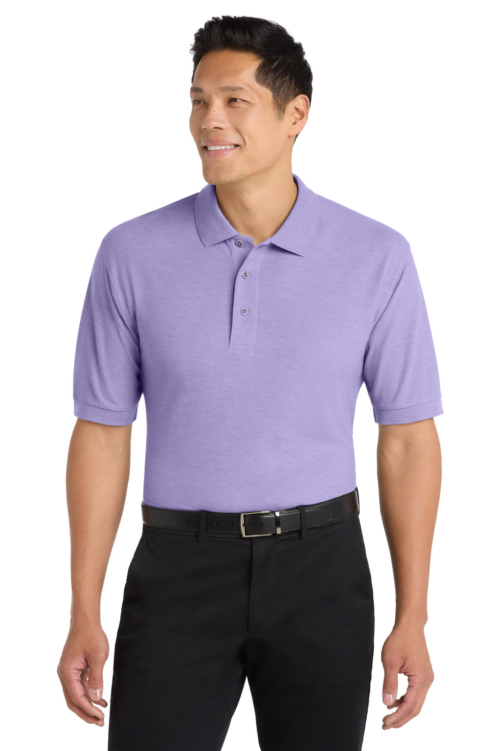 Port Authority Silk Touch Polo K500 - Bright Lavender - front