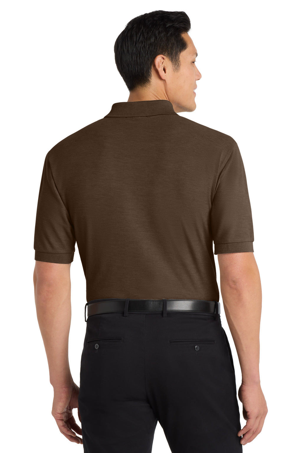 Port Authority Silk Touch Polo K500 - Coffee Bean - back