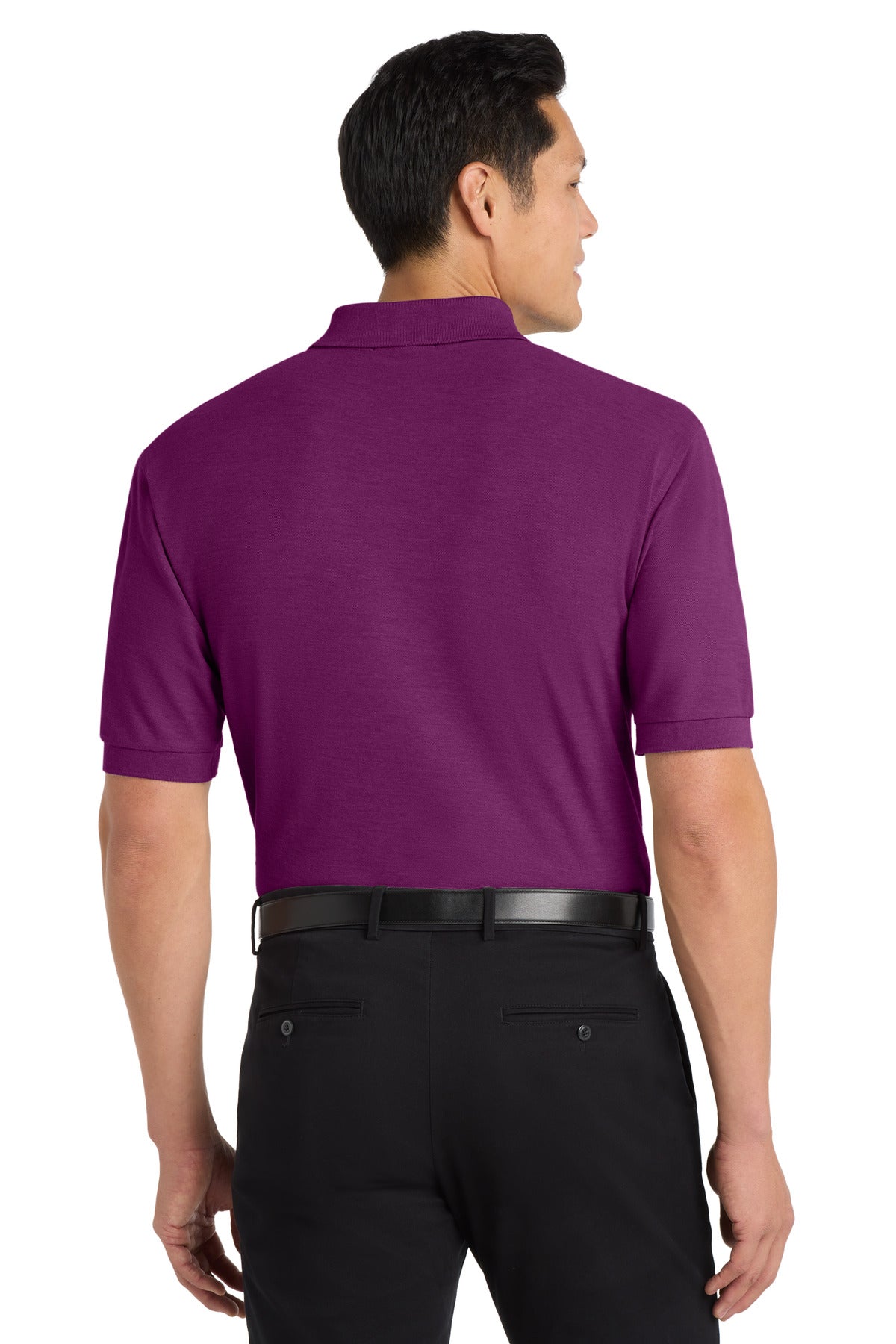Port Authority Silk Touch Polo K500 - Deep Berry - back