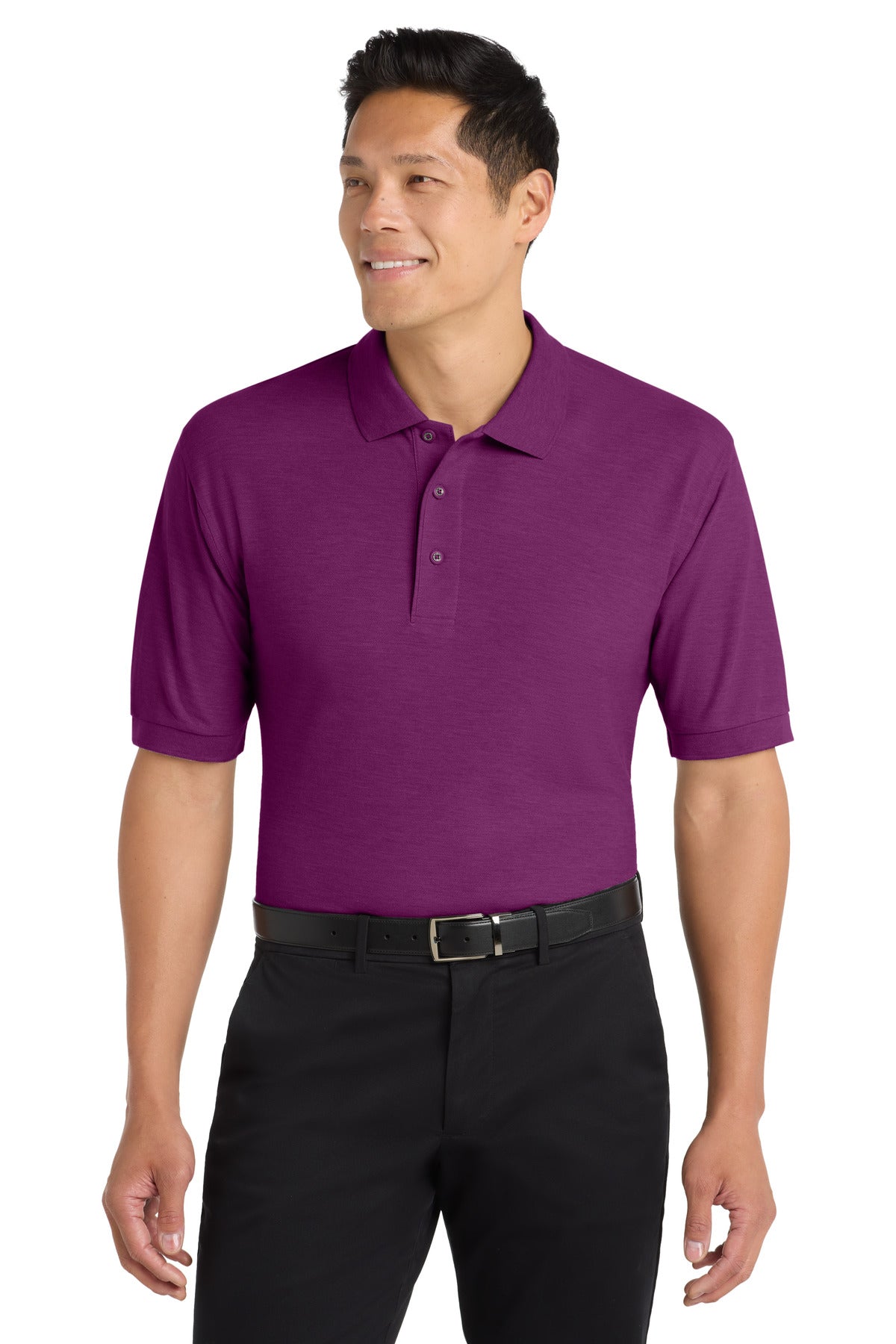Port Authority Silk Touch Polo K500 - Deep Berry - front