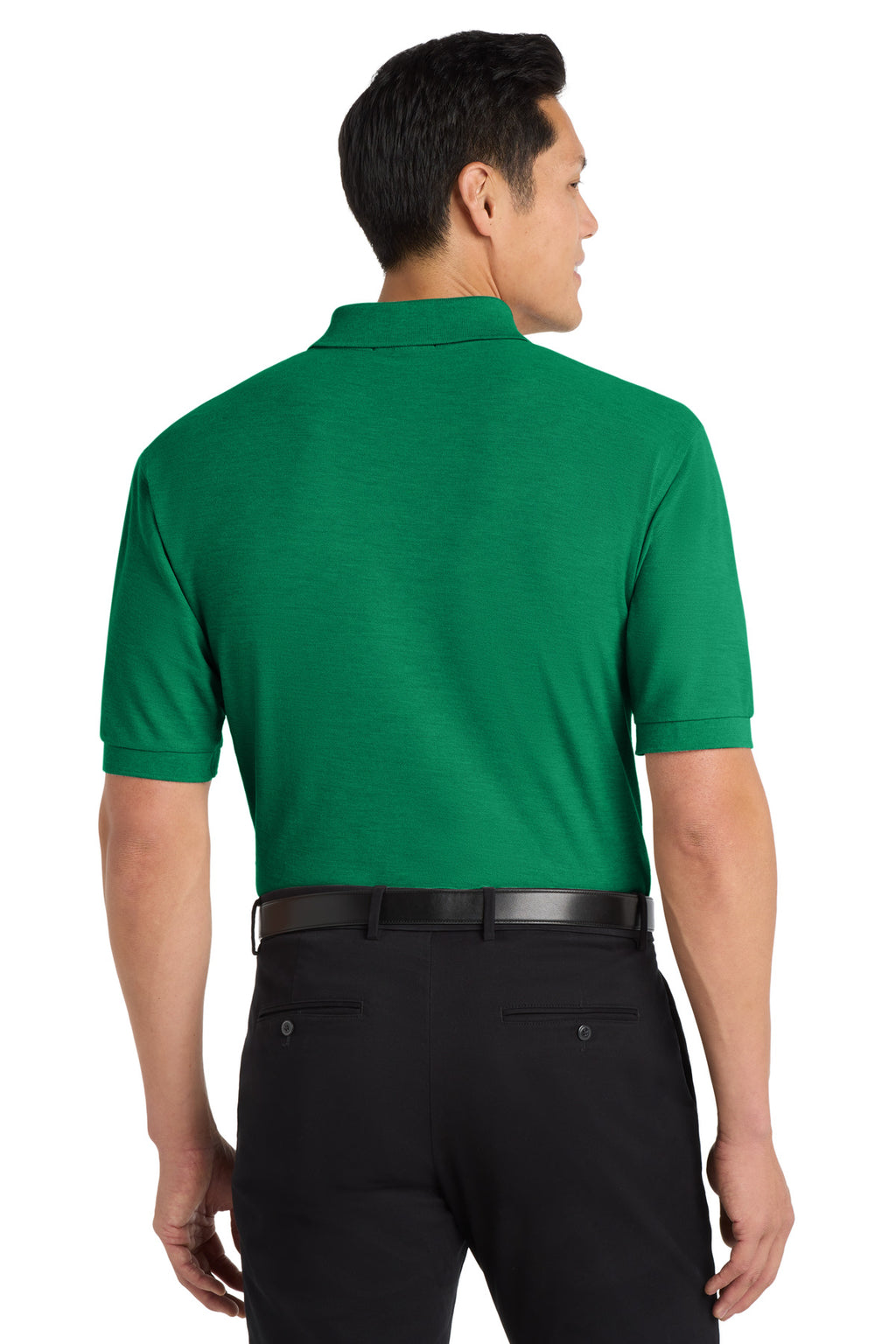 Port Authority Silk Touch Polo K500 - Kelly Green - back