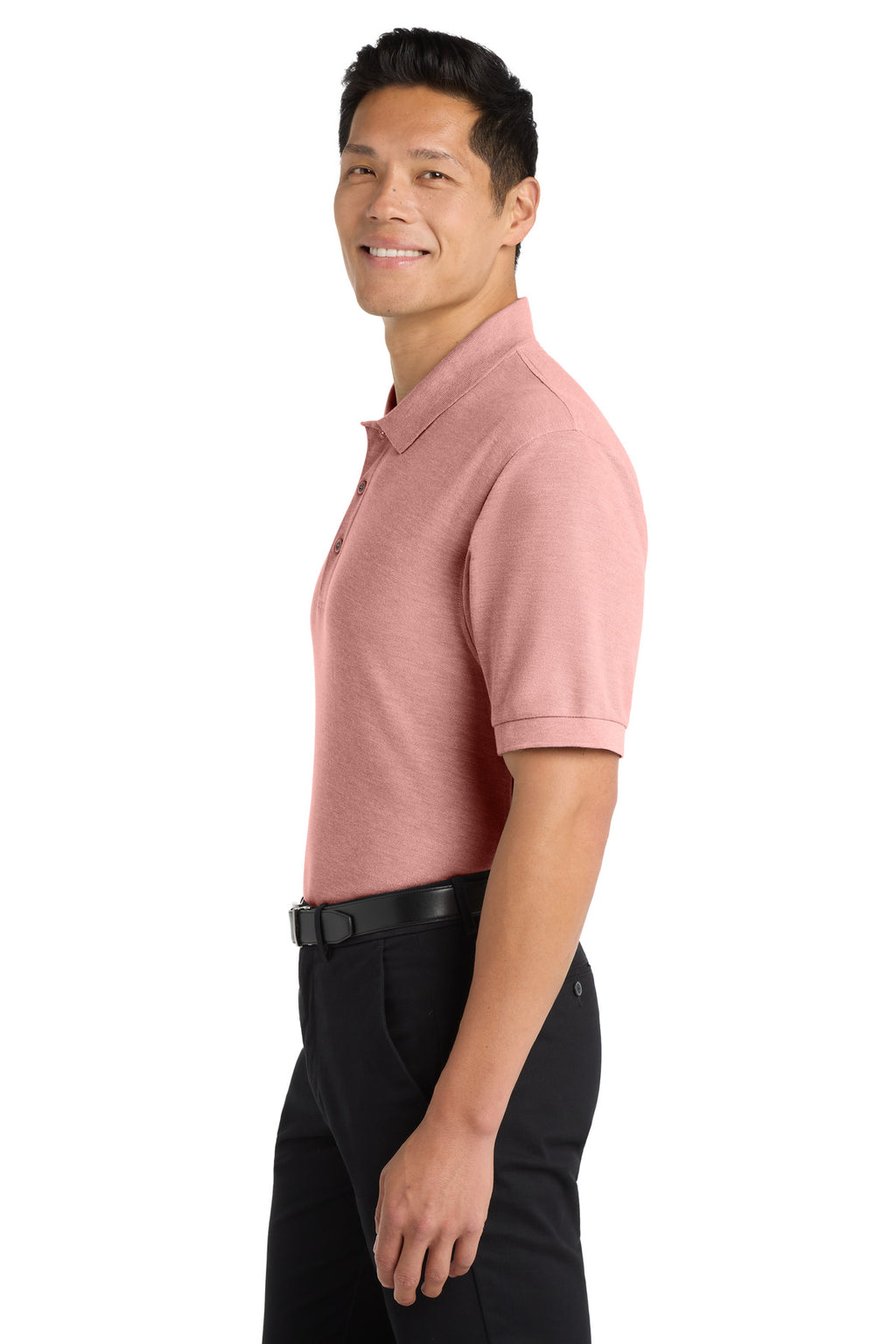 Port Authority Silk Touch Polo K500 - Light Pink - side