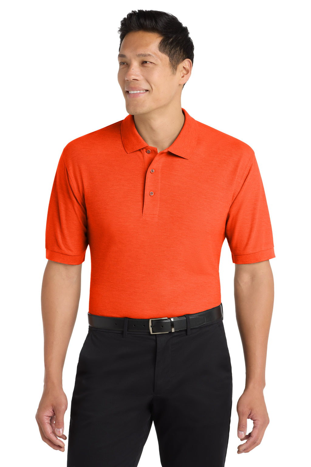 Port Authority Silk Touch Polo K500 - Orange - front