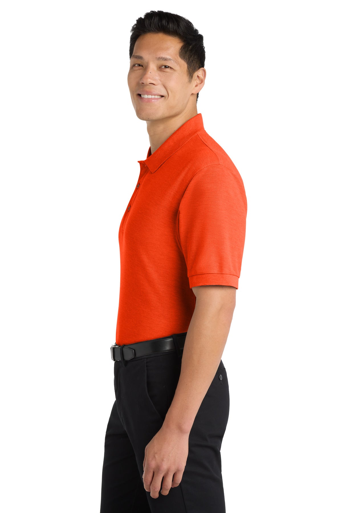 Port Authority Silk Touch Polo K500 - Orange - side