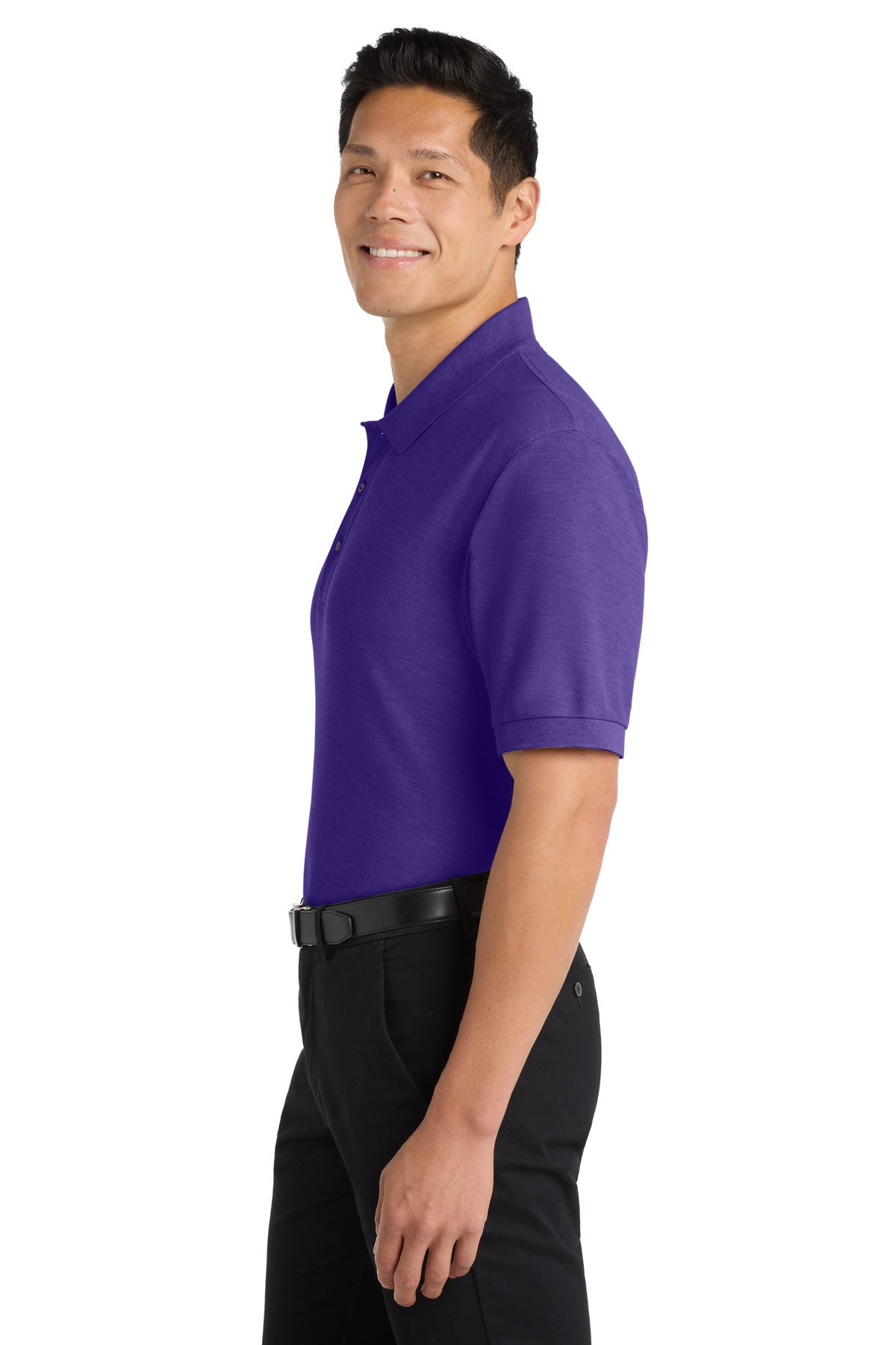 Port Authority Silk Touch Polo K500 - Purple - side