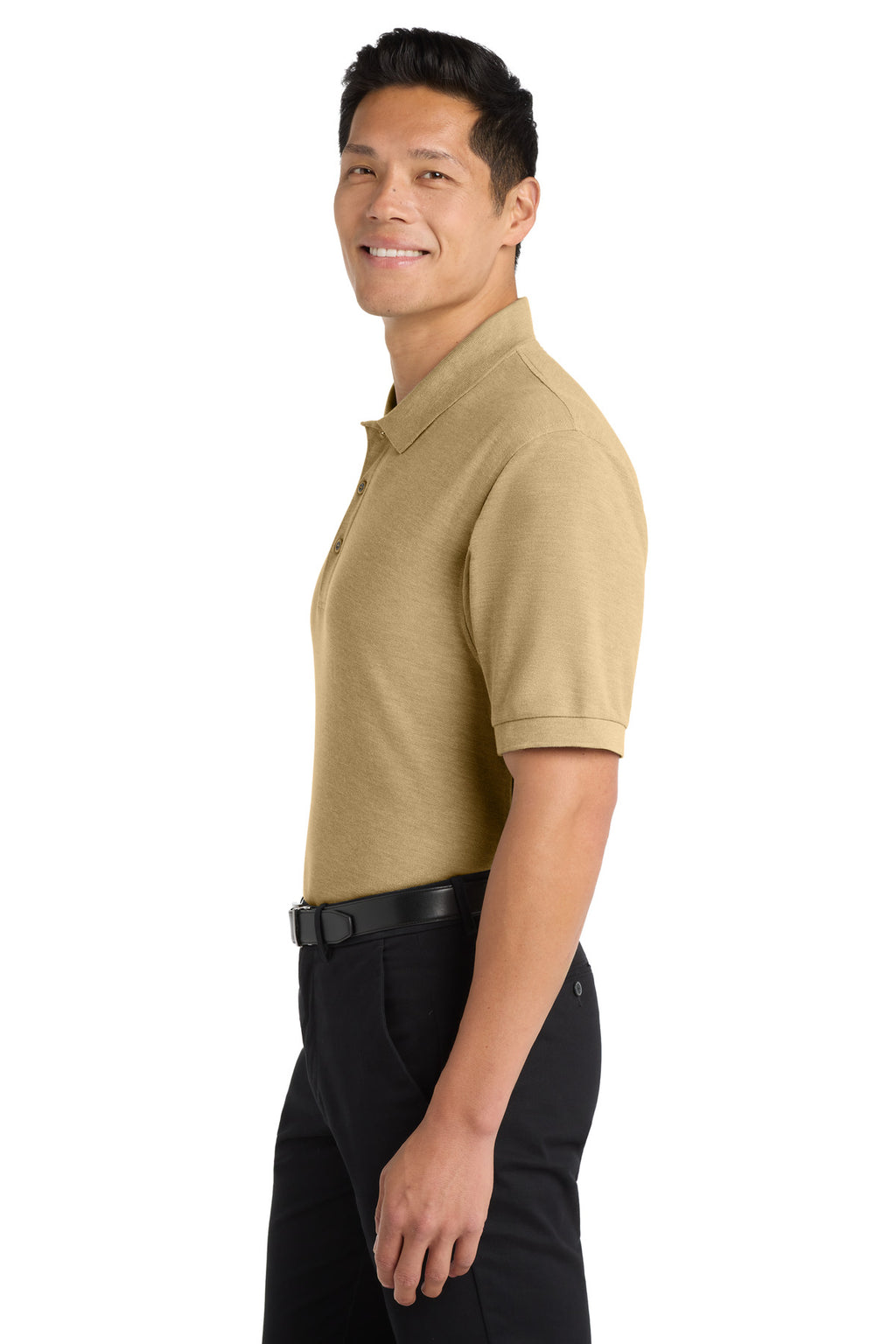 Port Authority Silk Touch Polo K500 - Stone - side