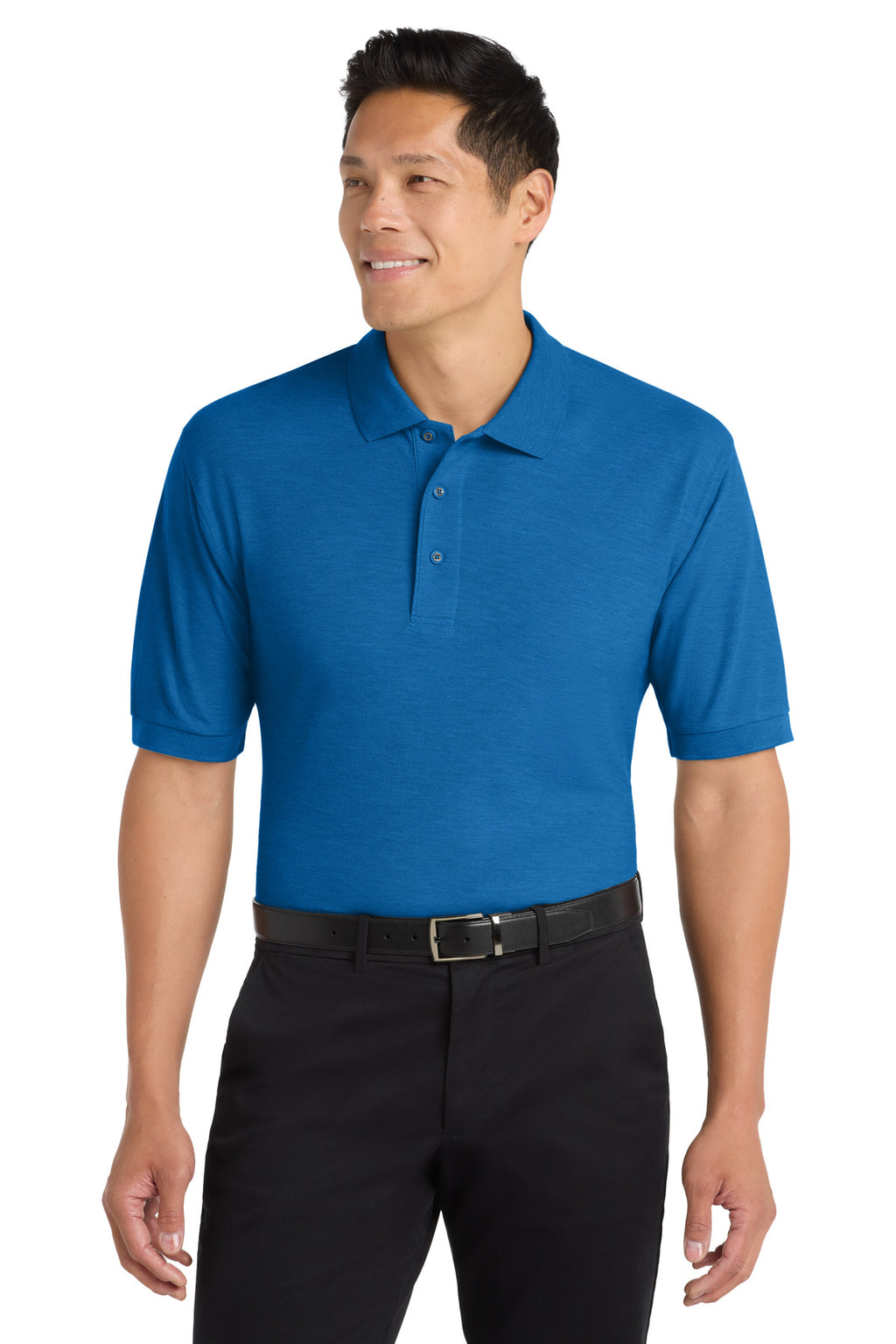 Port Authority Silk Touch Polo K500 - Strong Blue - front