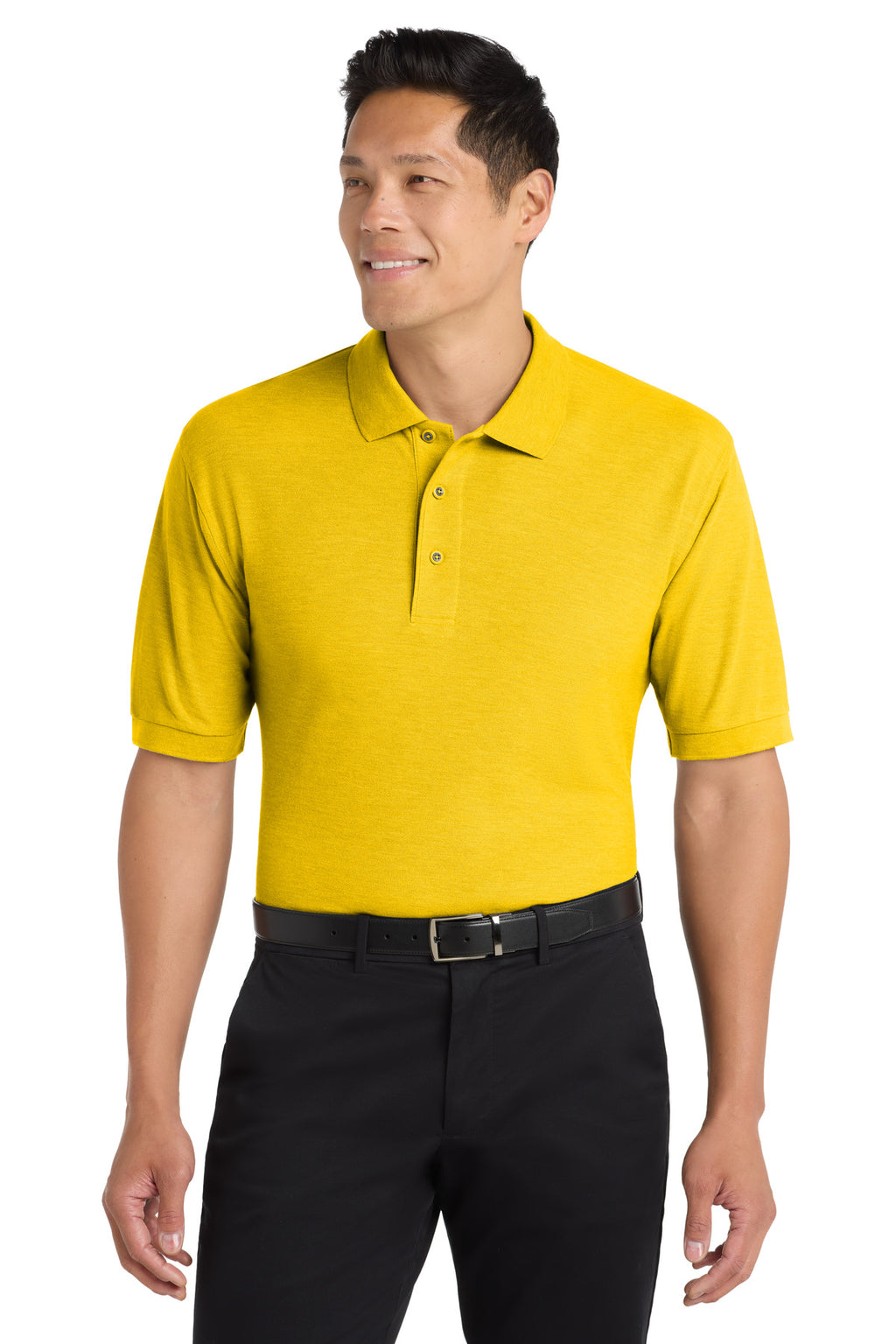 Port Authority Silk Touch Polo K500 - Sunflower Yellow - front