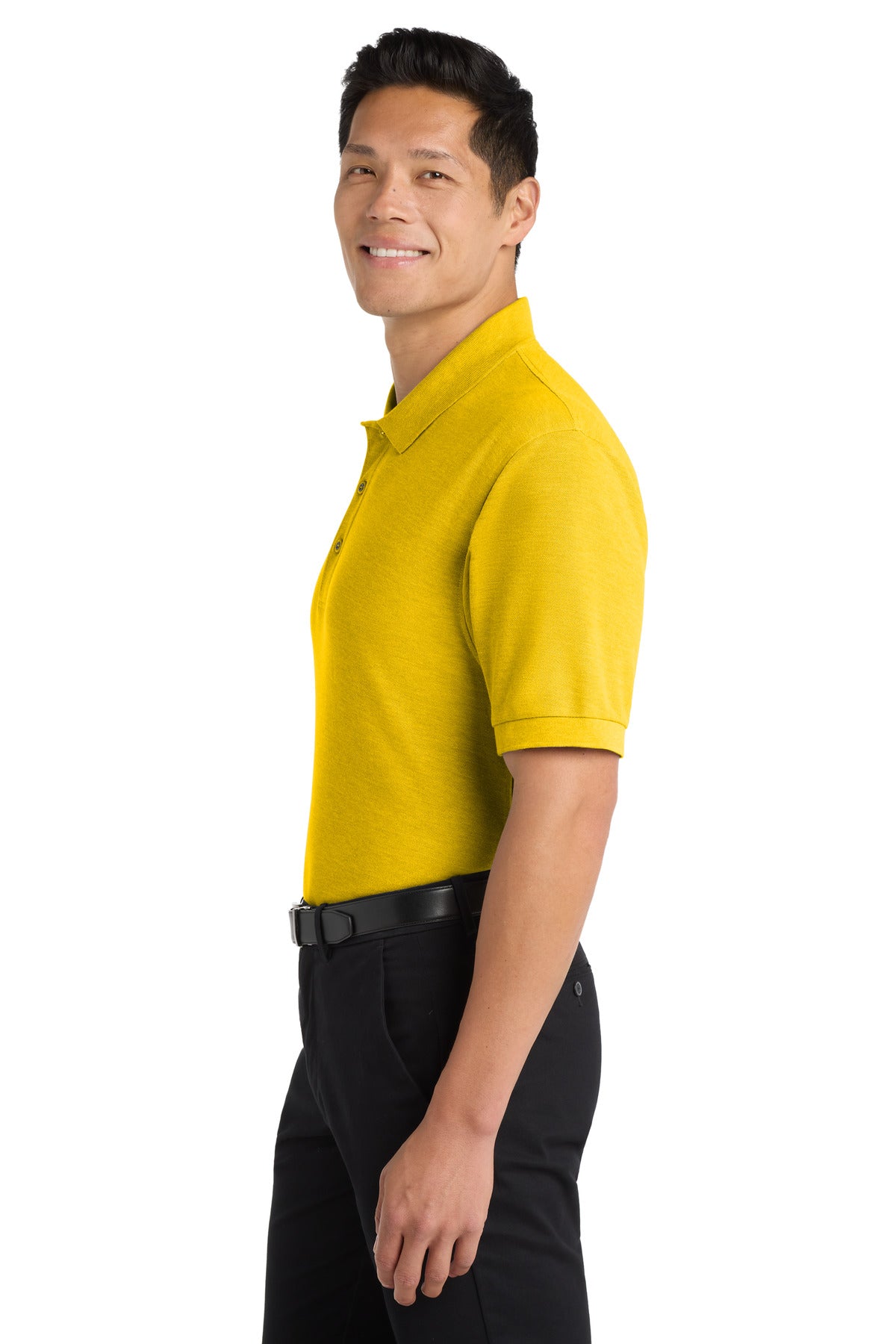 Port Authority Silk Touch Polo K500 - Sunflower Yellow - side