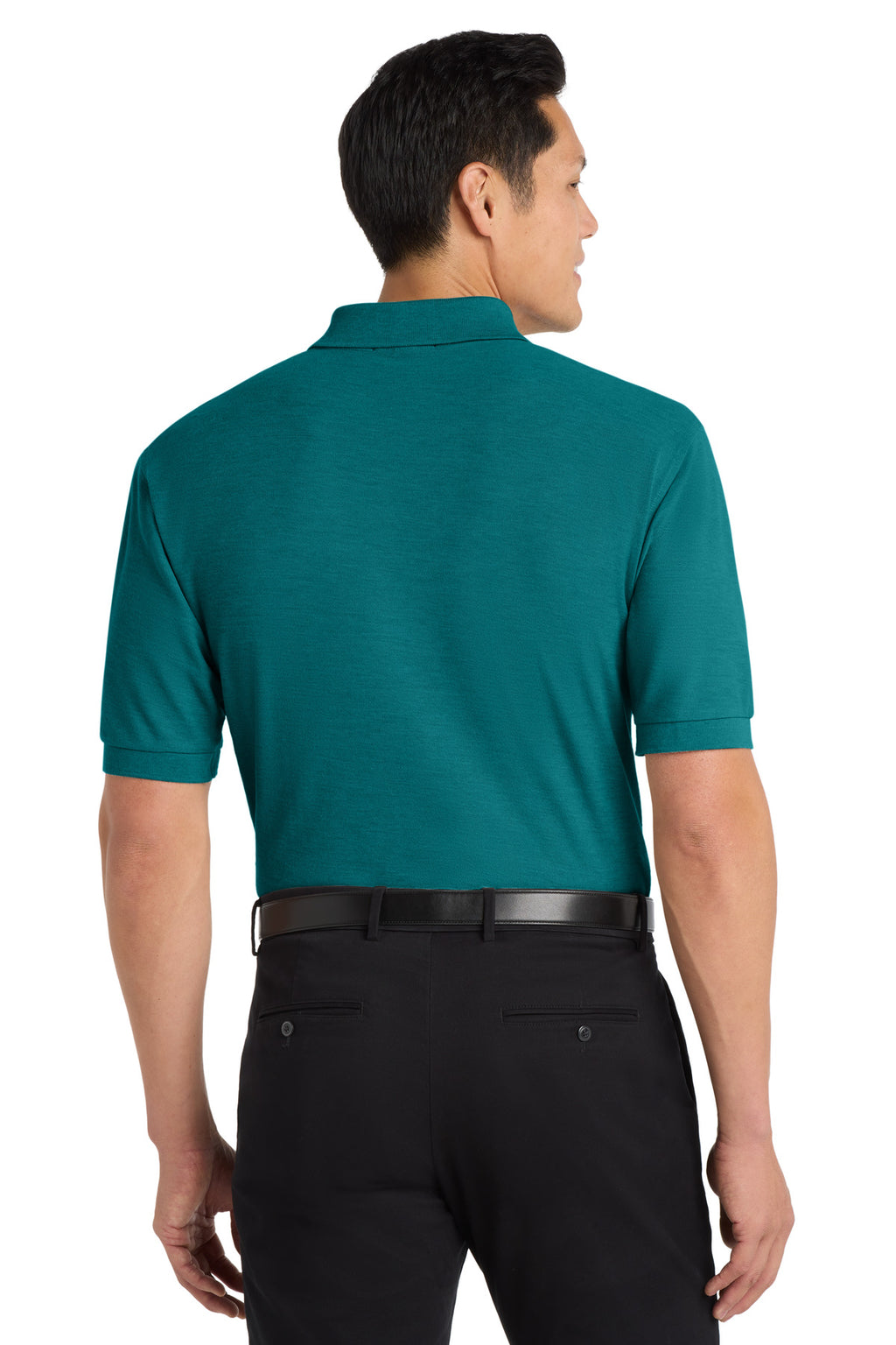 Port Authority Silk Touch Polo K500 - Teal Green - back