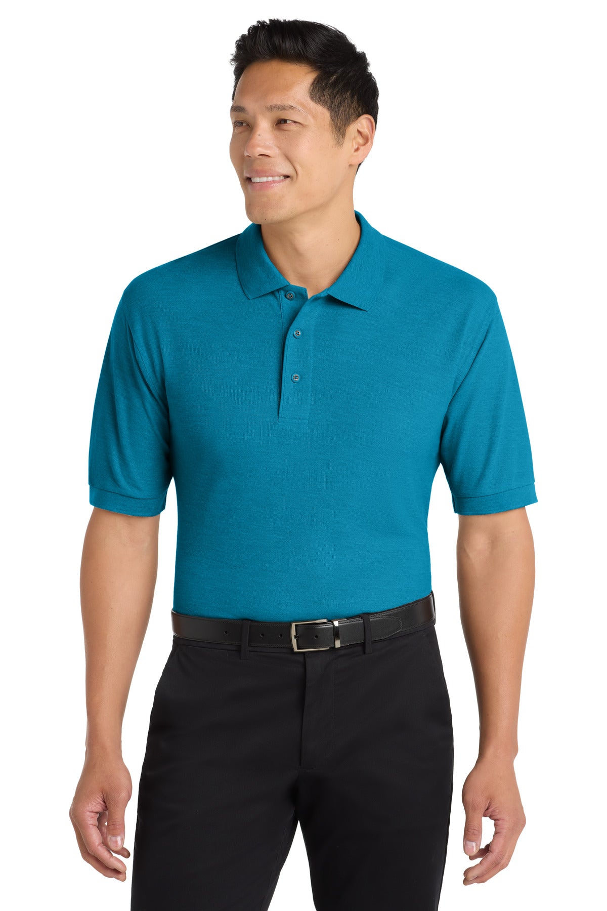 Port Authority Silk Touch Polo K500 - Turquoise - front