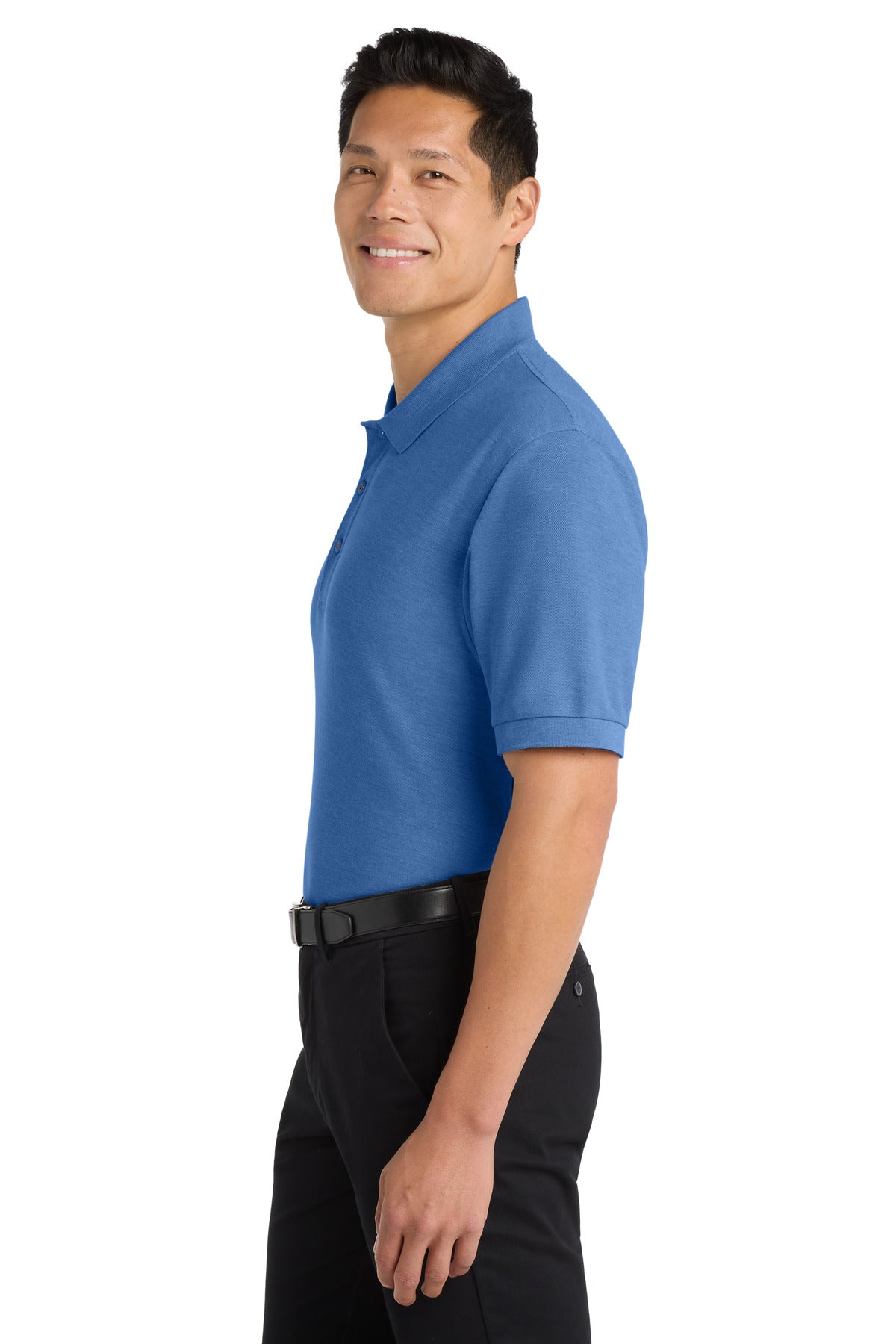 Port Authority Silk Touch Polo K500 - Ultramarine Blue - side