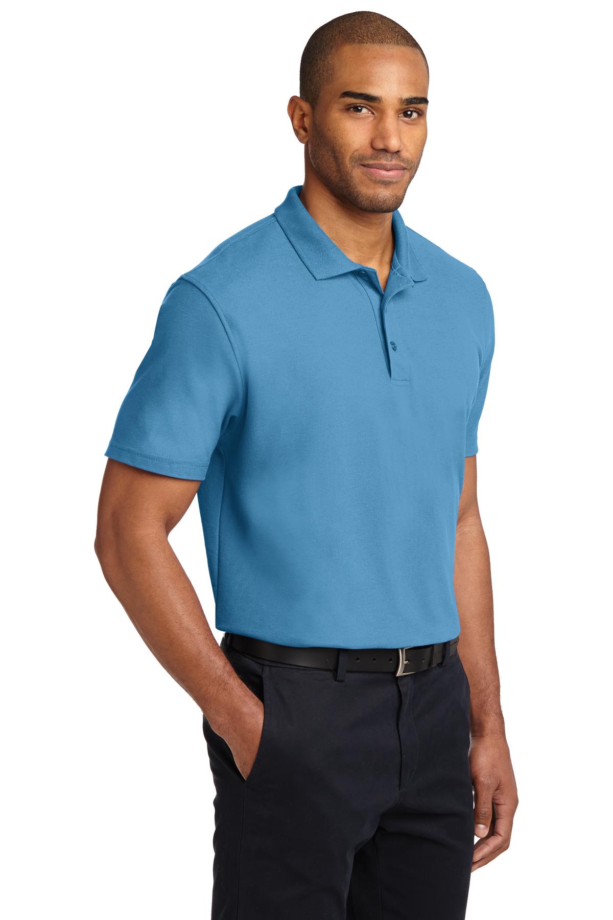 Port Authority Stain-Release Polo. K510 - Celadon Blue - three_q