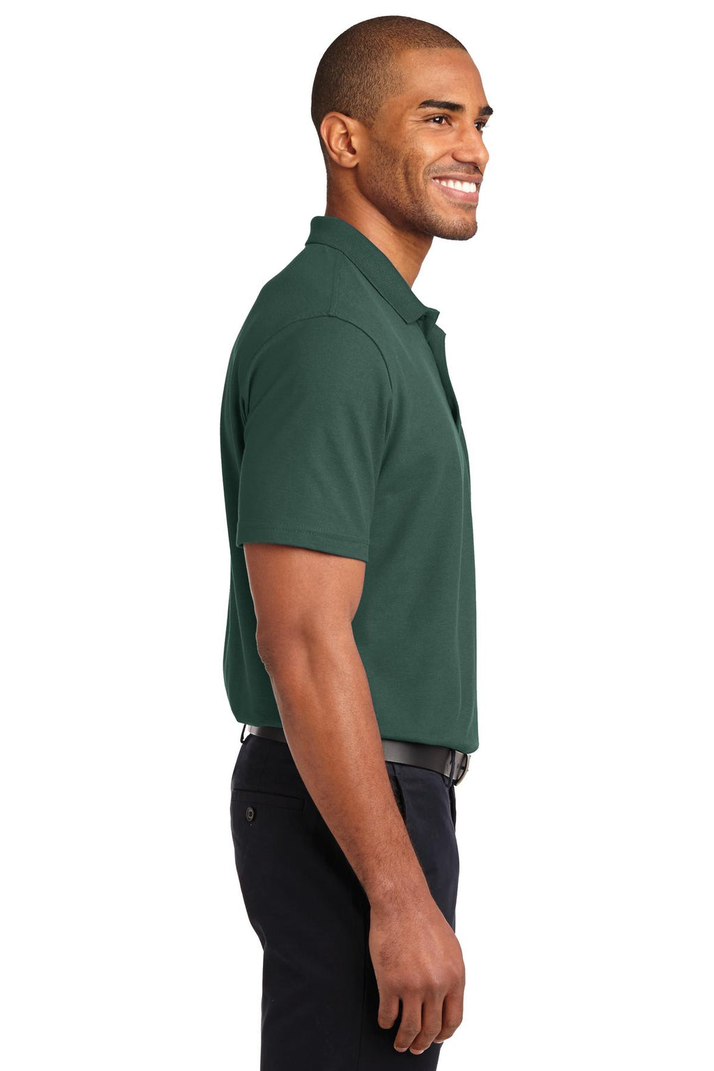 Port Authority Stain-Release Polo. K510 - Dark Green - side