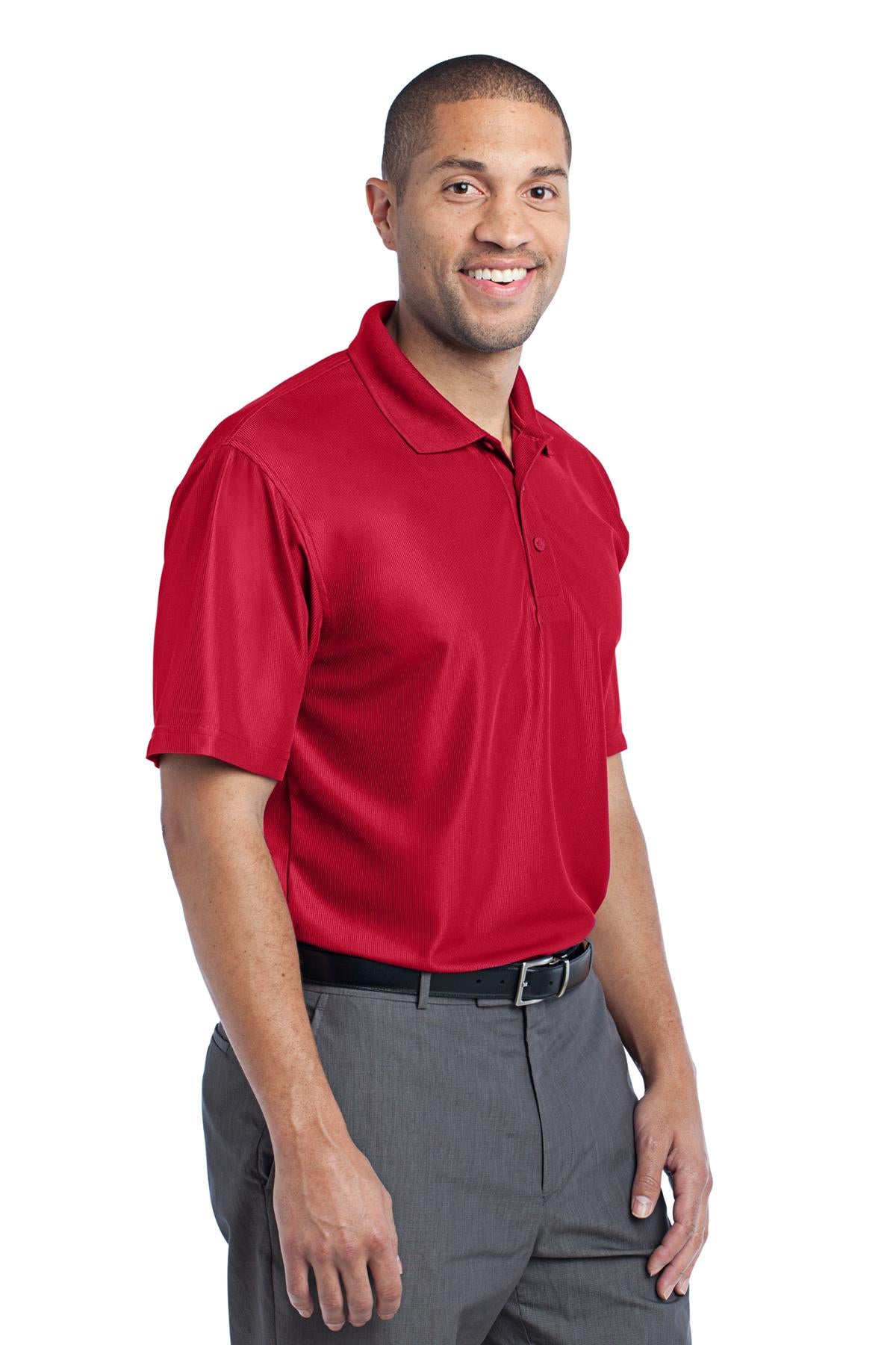 DISCONTINUED Port Authority Performance Vertical Pique Polo. K512 - Classic Red - three_q