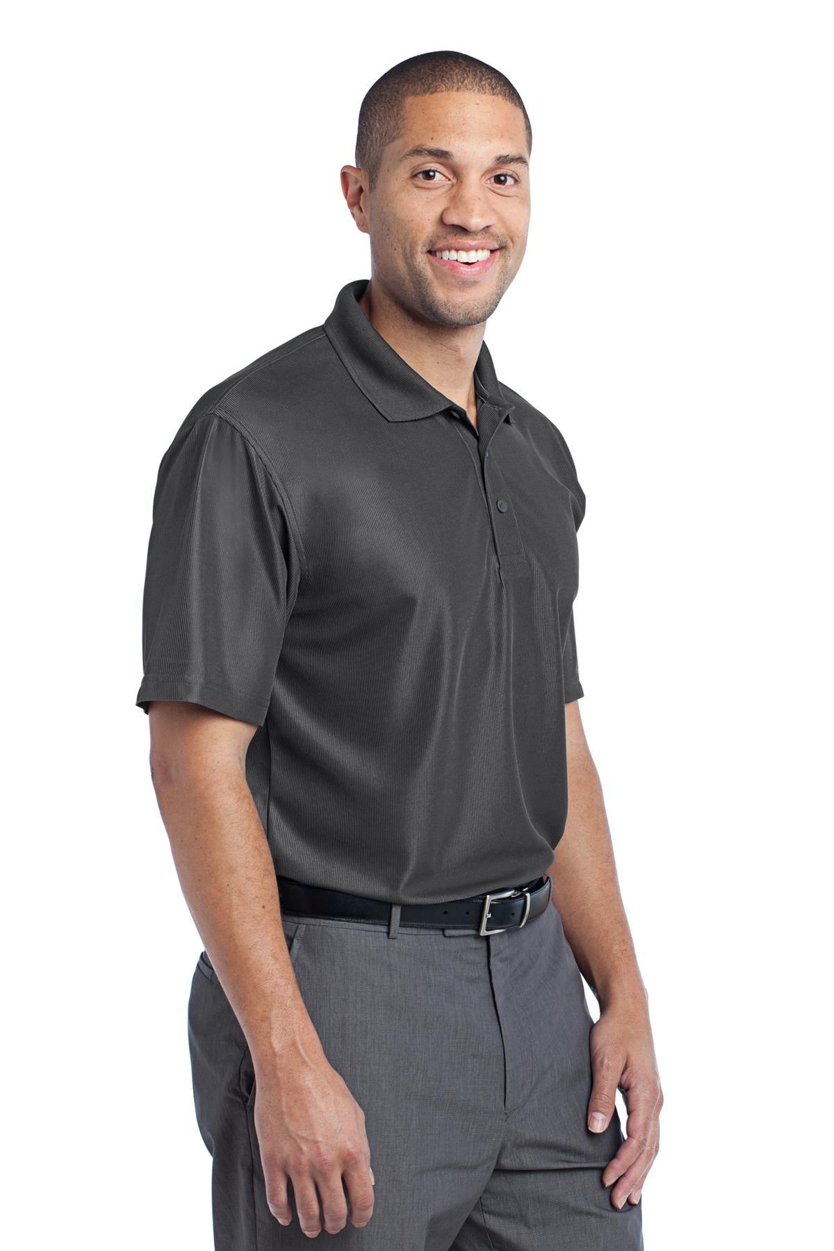 DISCONTINUED Port Authority Performance Vertical Pique Polo. K512 - Shadow Grey - three_q