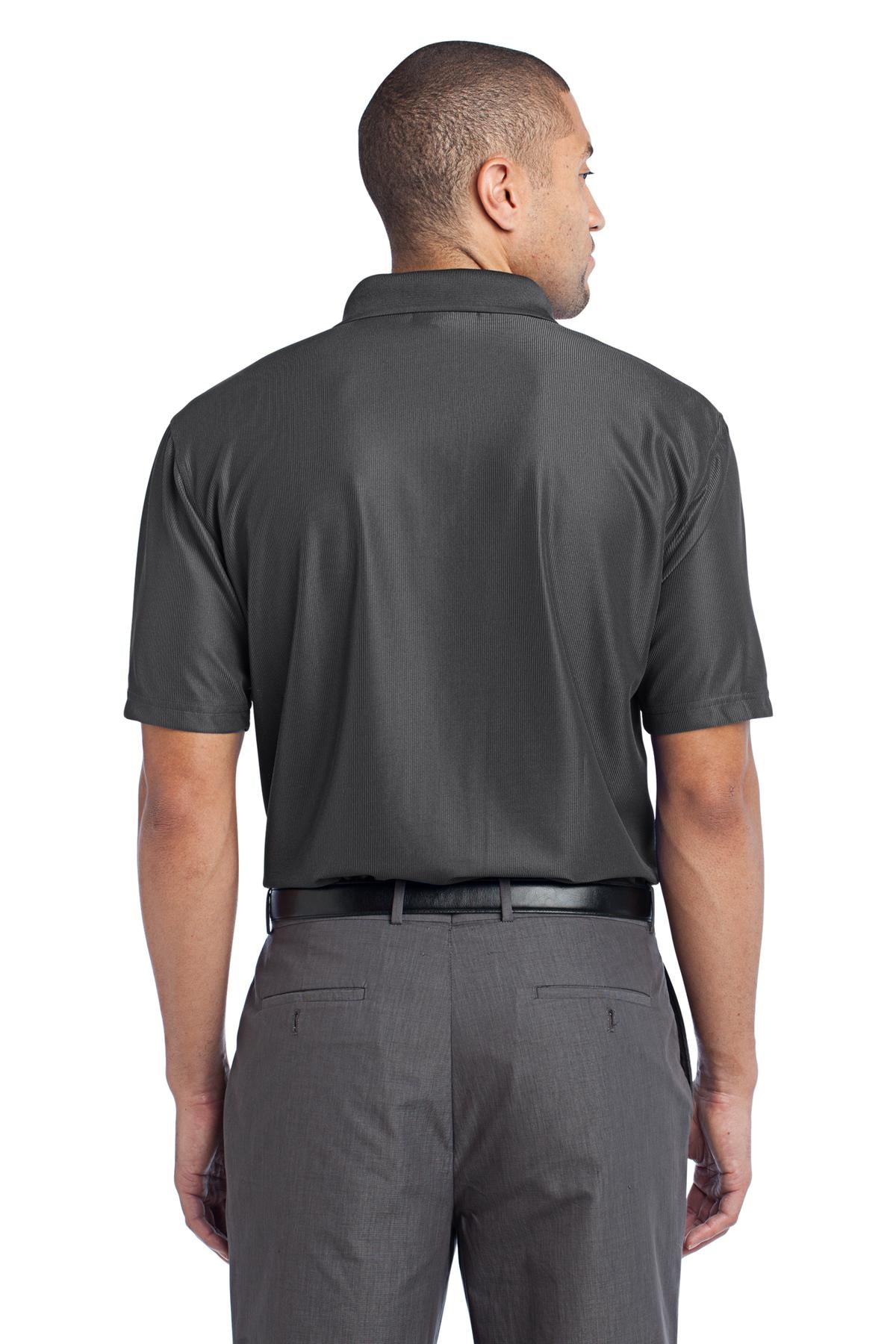 DISCONTINUED Port Authority Performance Vertical Pique Polo. K512 - Shadow Grey - back