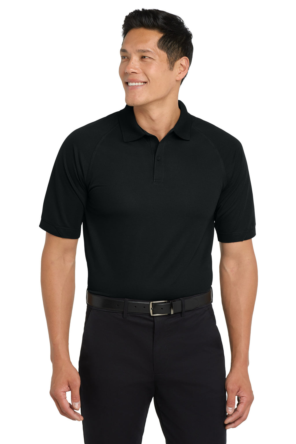 Port Authority Dry Zone Ottoman Polo. K525 - Black - front