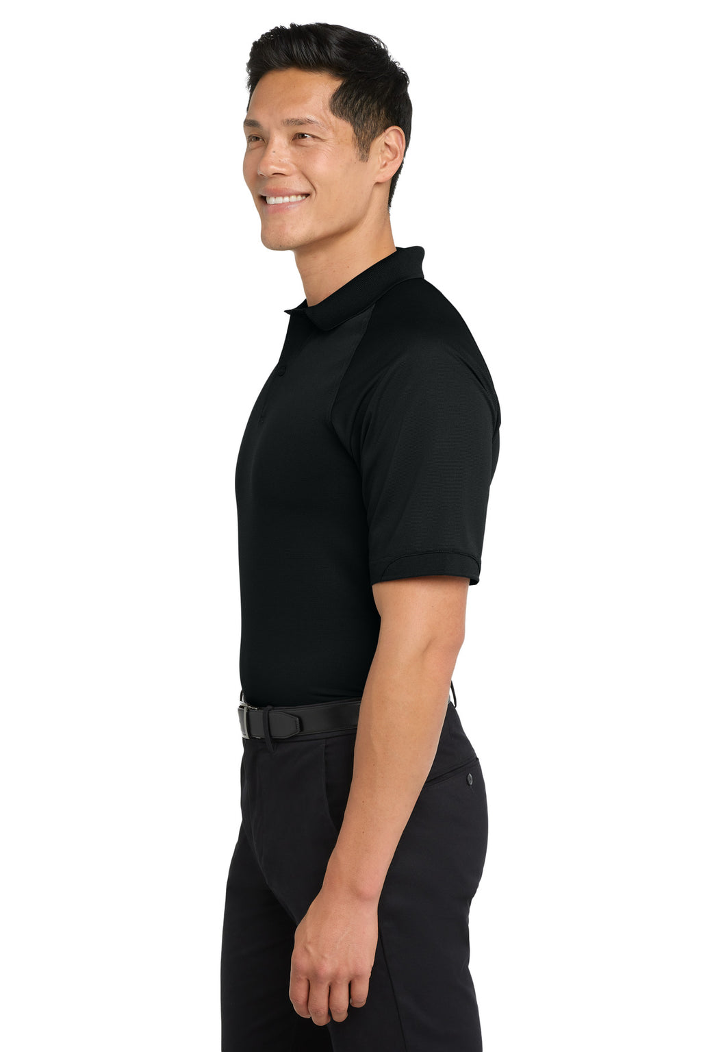 Port Authority Dry Zone Ottoman Polo. K525 - Black - side