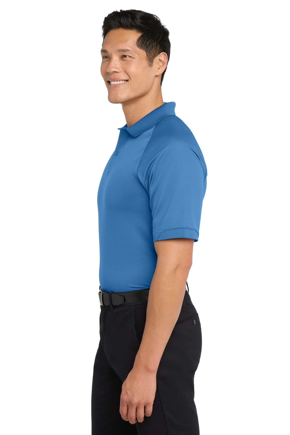 Port Authority Dry Zone Ottoman Polo. K525 - Blue Lake - side