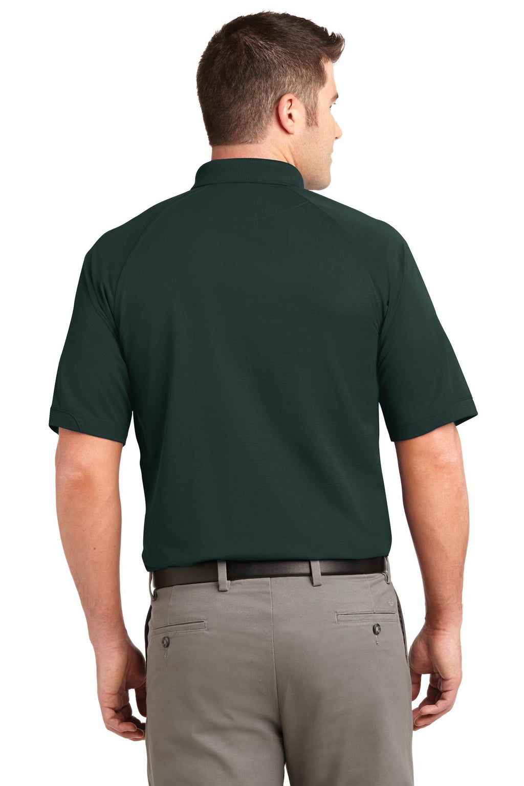 Port Authority Dry Zone Ottoman Polo. K525 - Dark Green - back