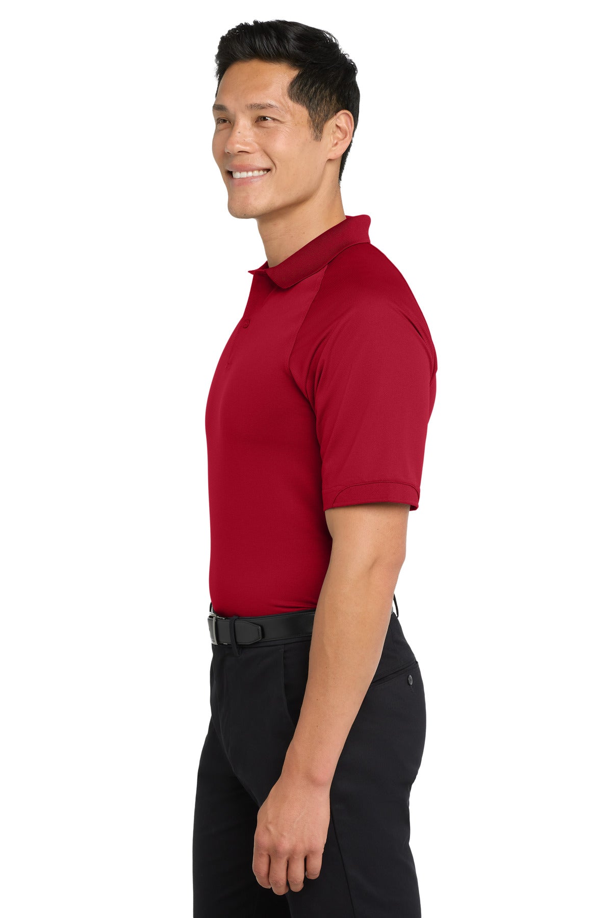Port Authority Dry Zone Ottoman Polo. K525 - Engine Red - side