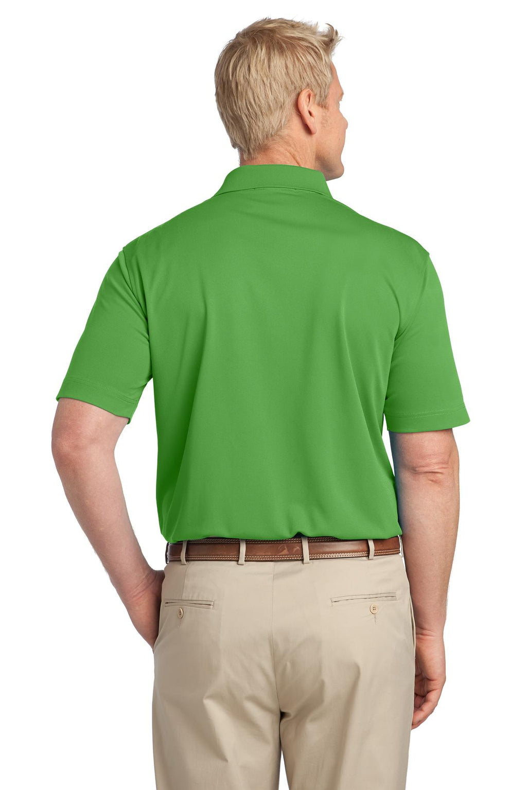 Port Authority Tech Pique Polo. K527 - Cactus Green - back