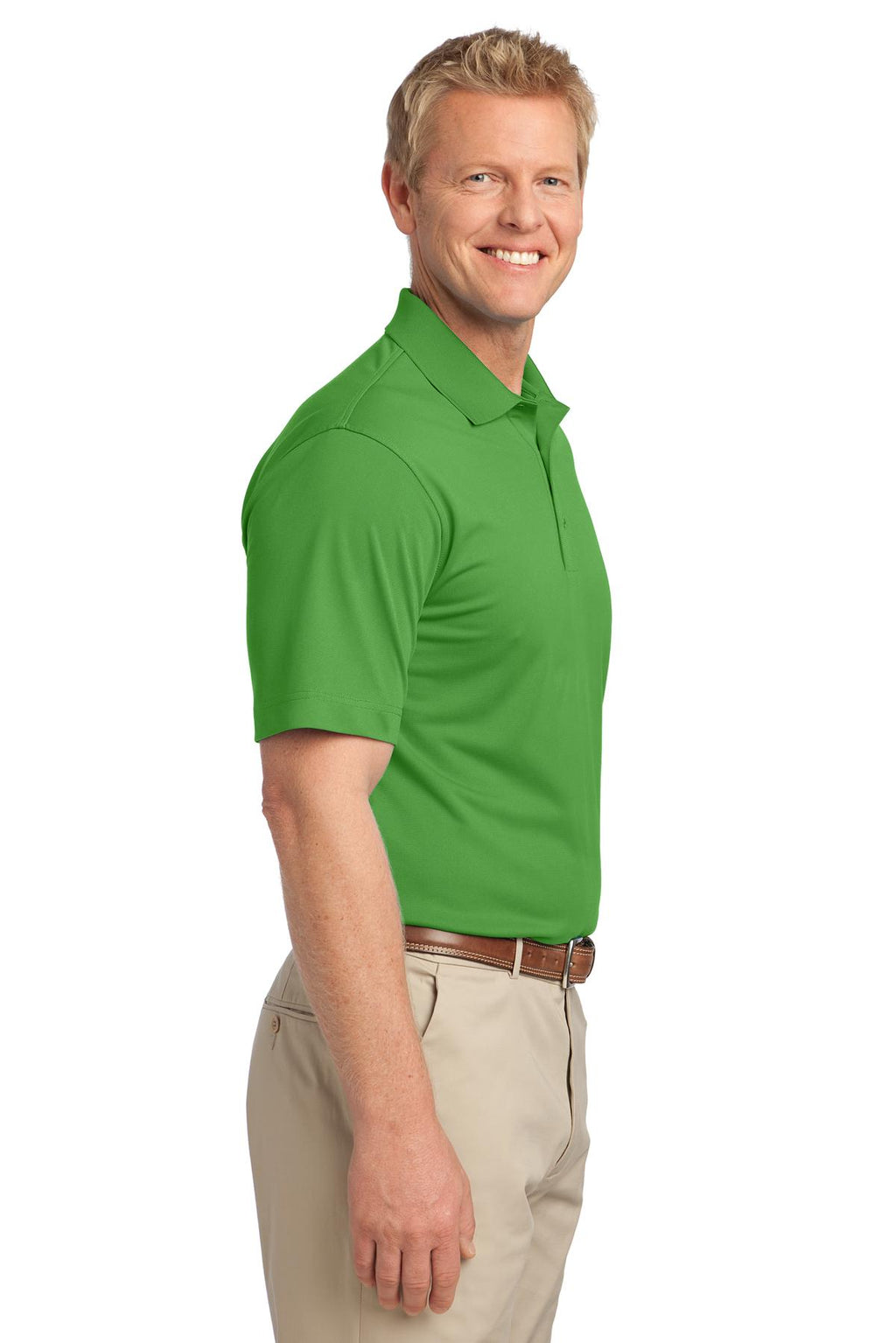 Port Authority Tech Pique Polo. K527 - Cactus Green - side