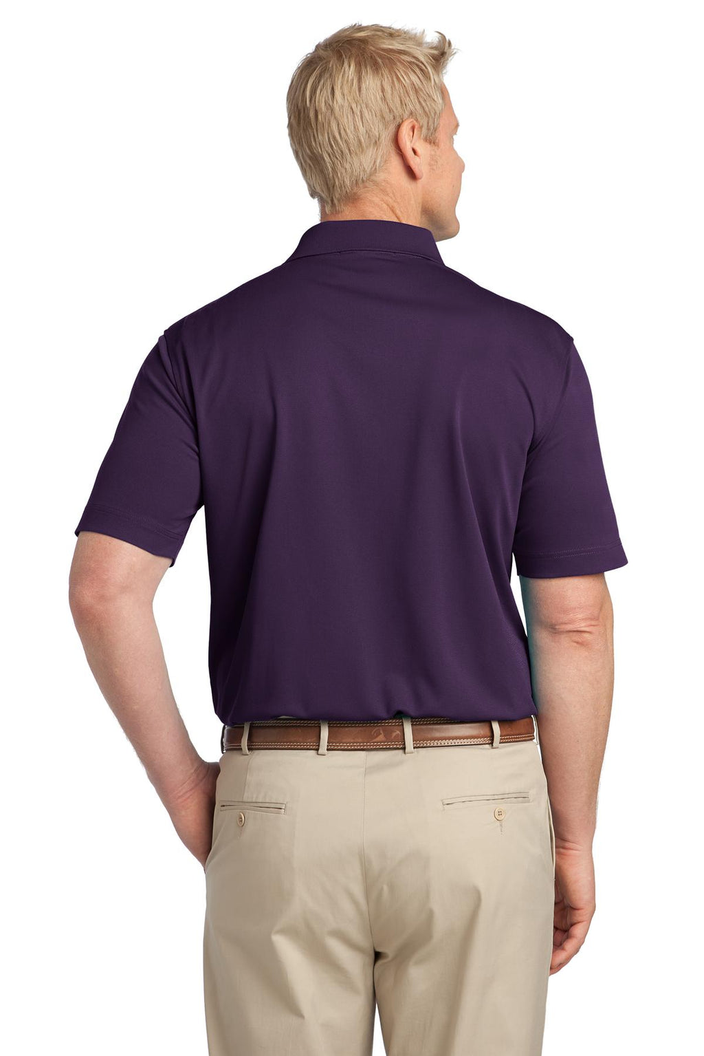 Port Authority Tech Pique Polo. K527 - Regal Purple - back
