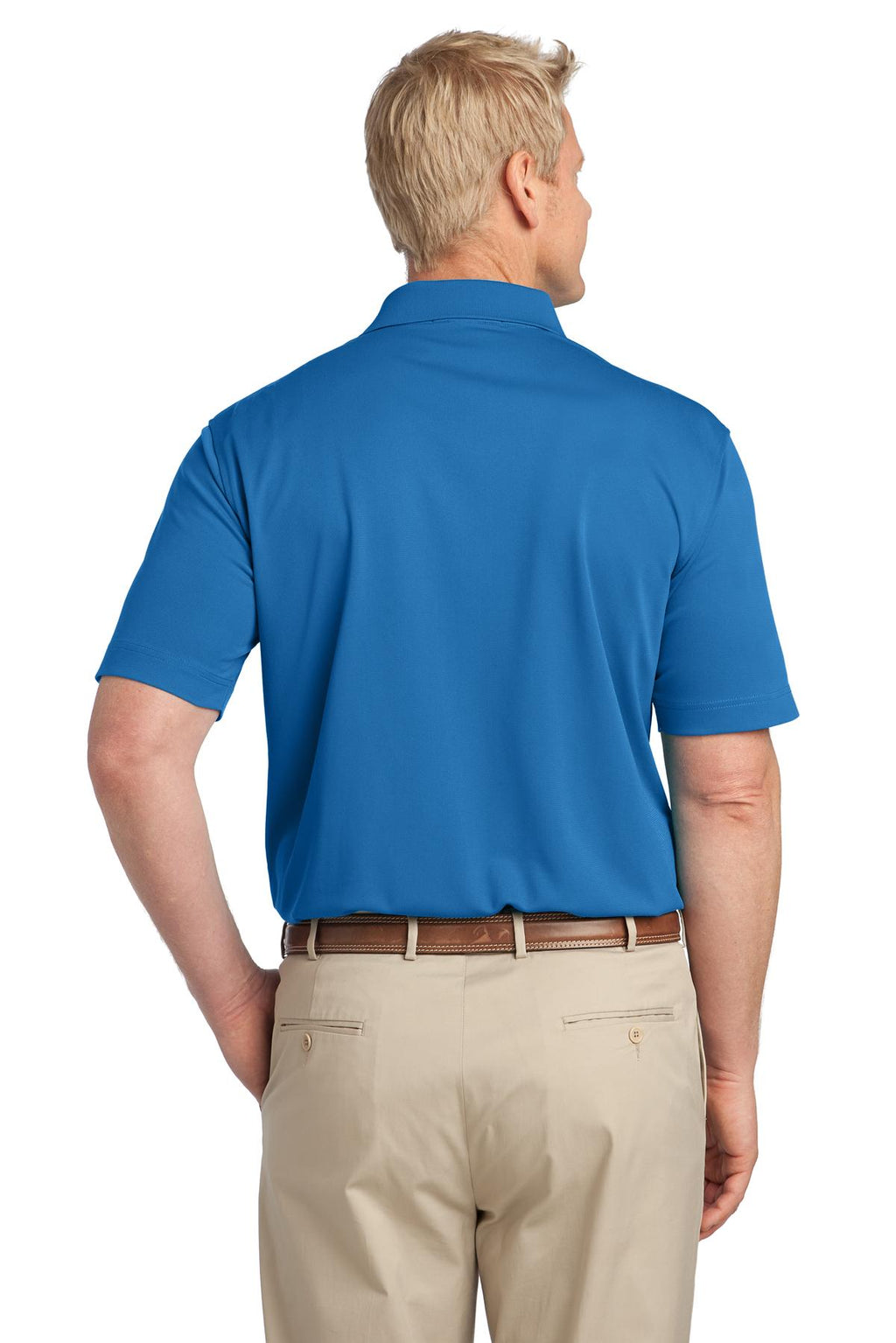 Port Authority Tech Pique Polo. K527 - Vivid Blue - back