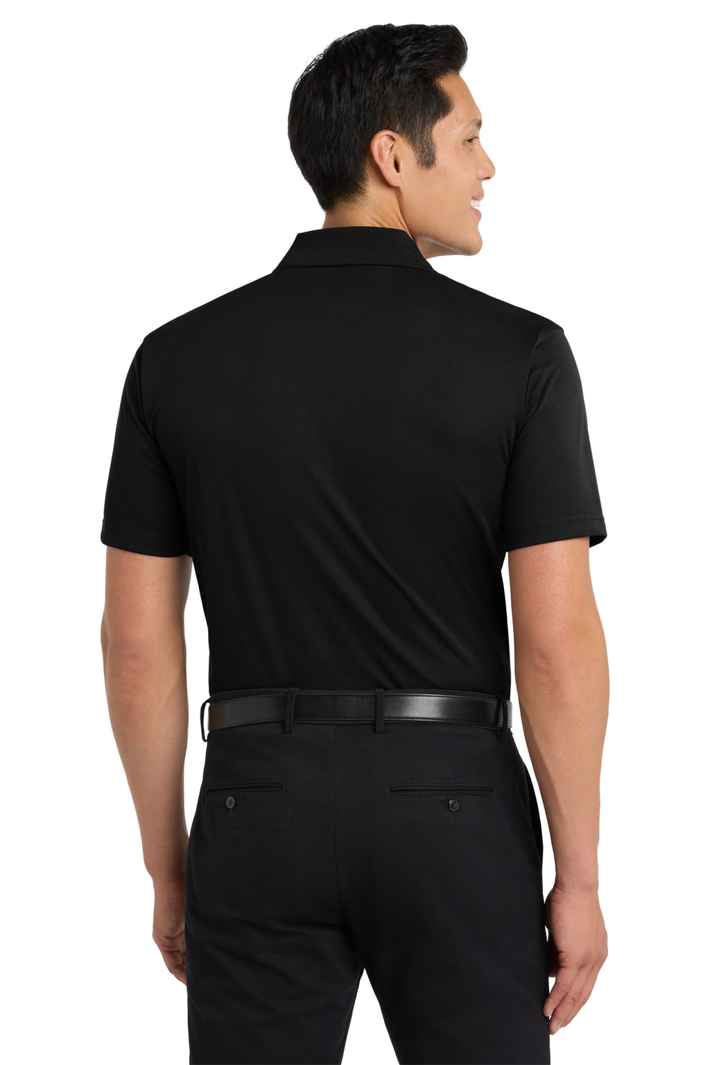 Port Authority Tech Pique Polo. K527 - Black - back